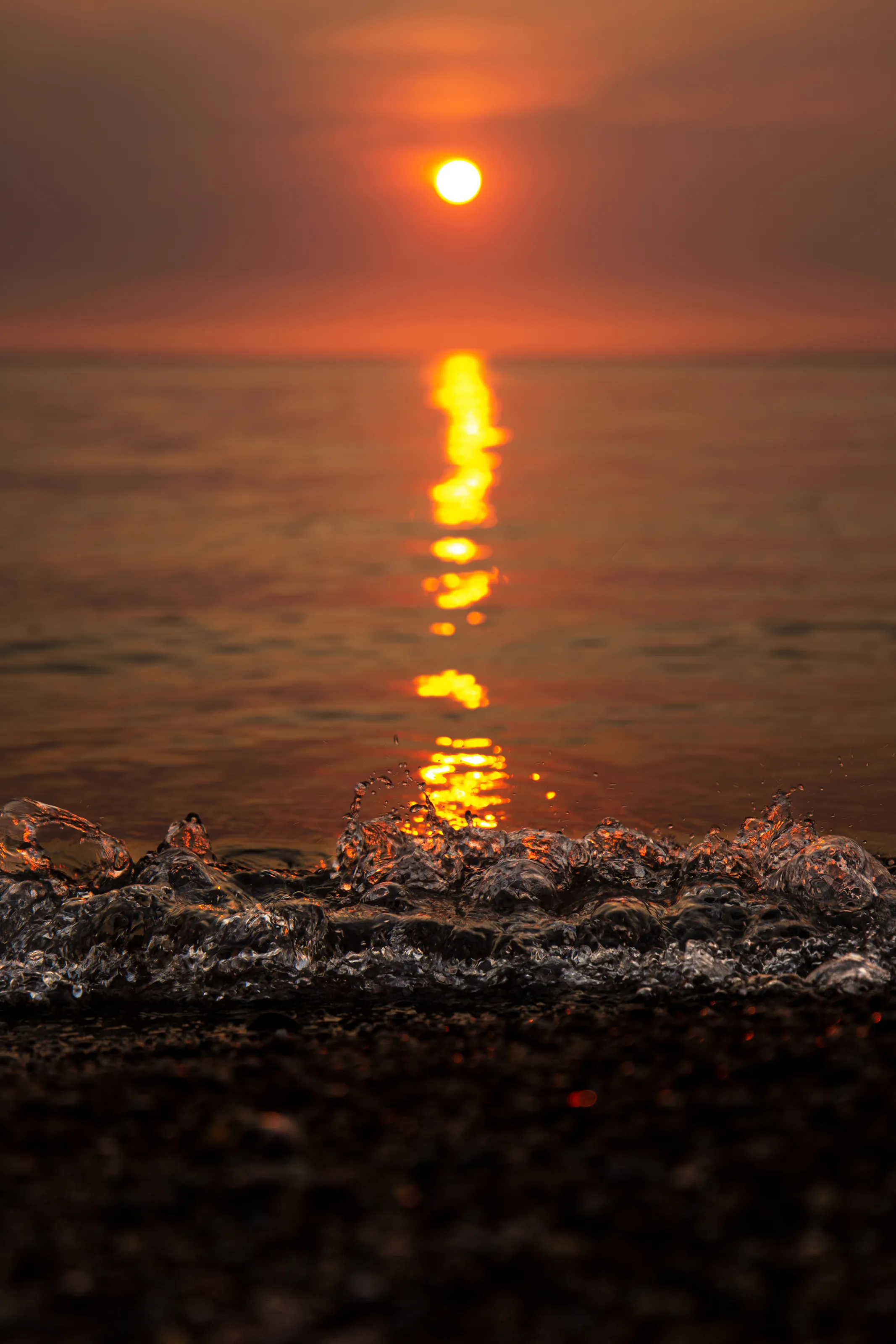 Splash at Sunset