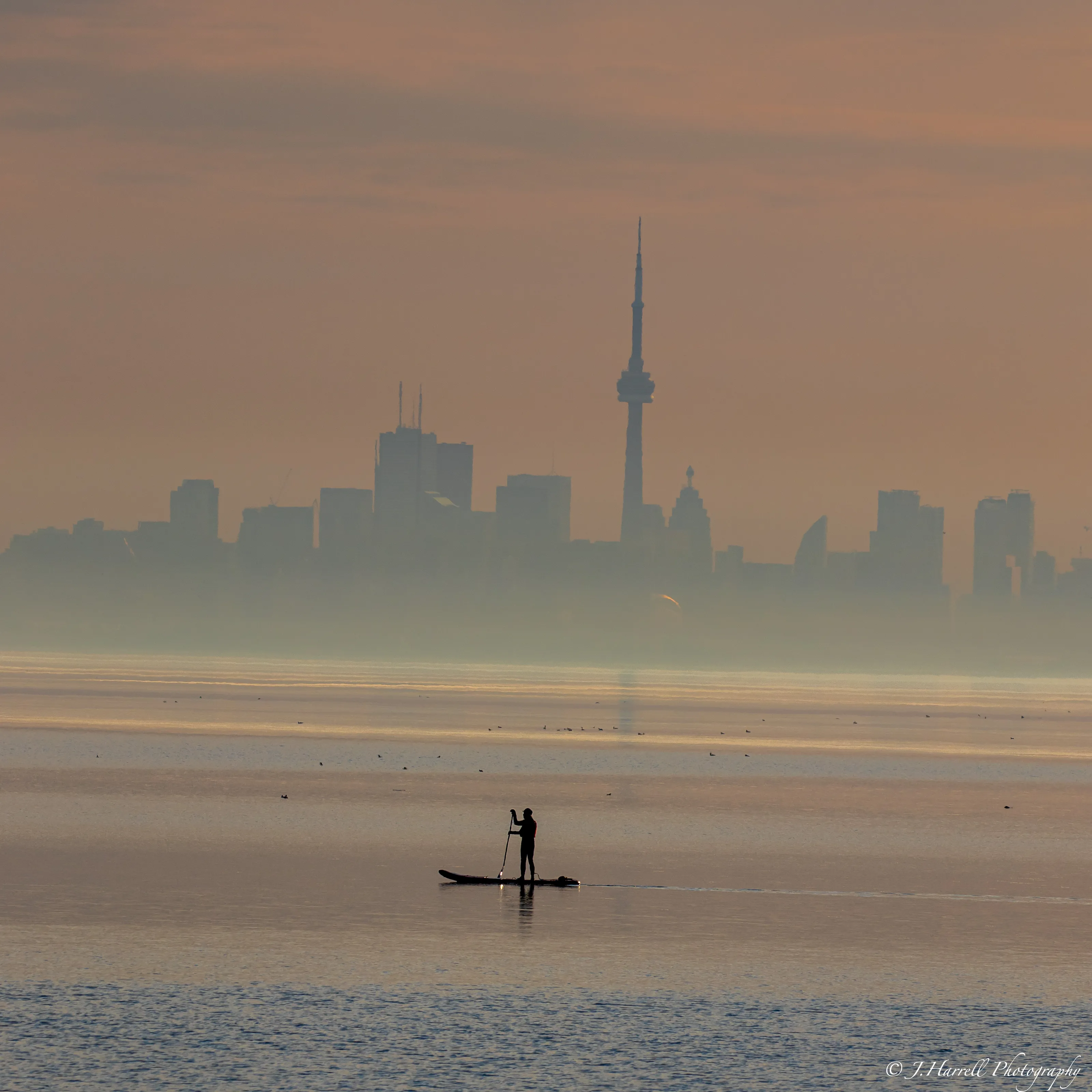 Lake Ontario Sunrise. Toronto, Canada