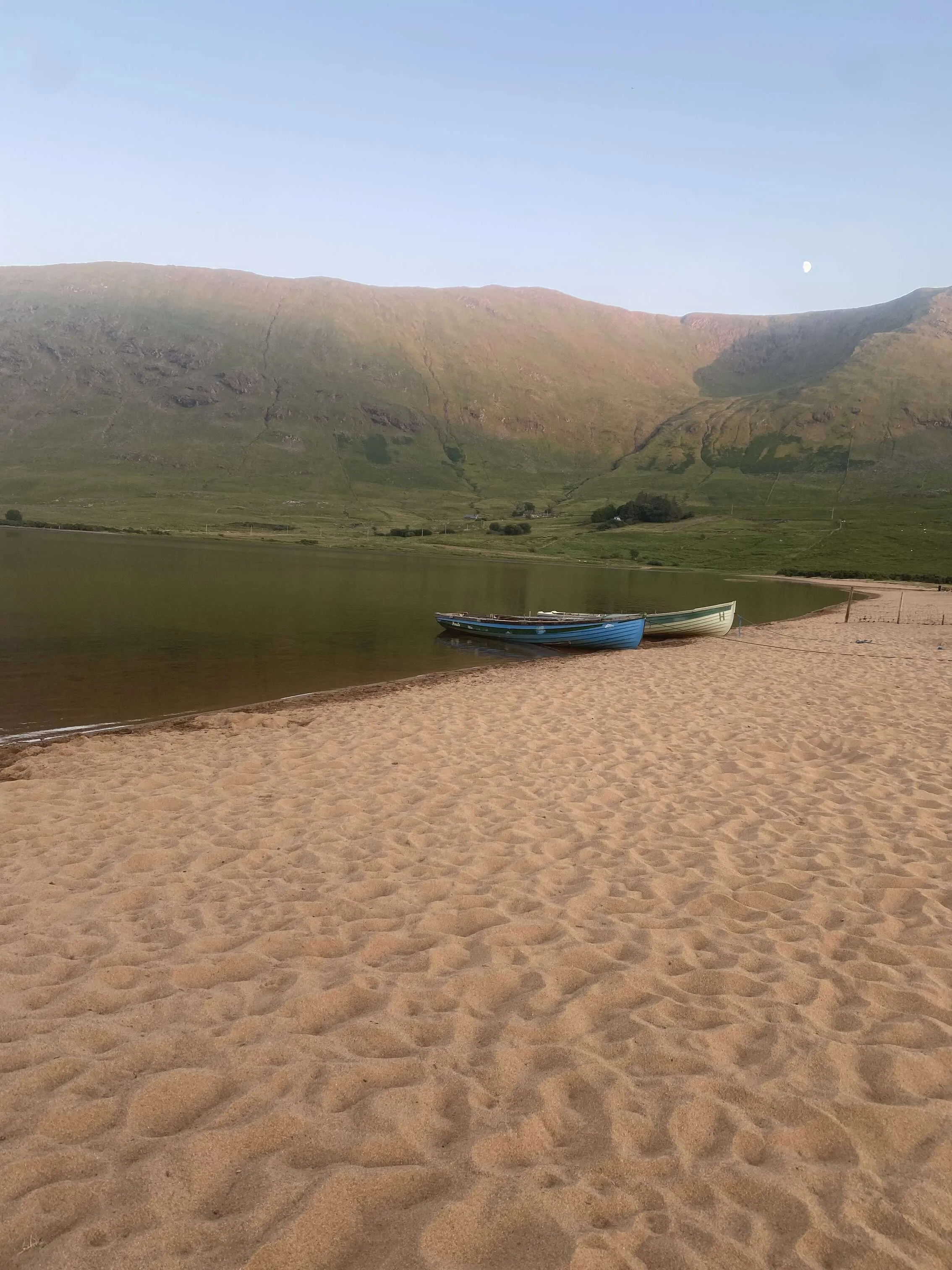 Moonlight at Lough Mask