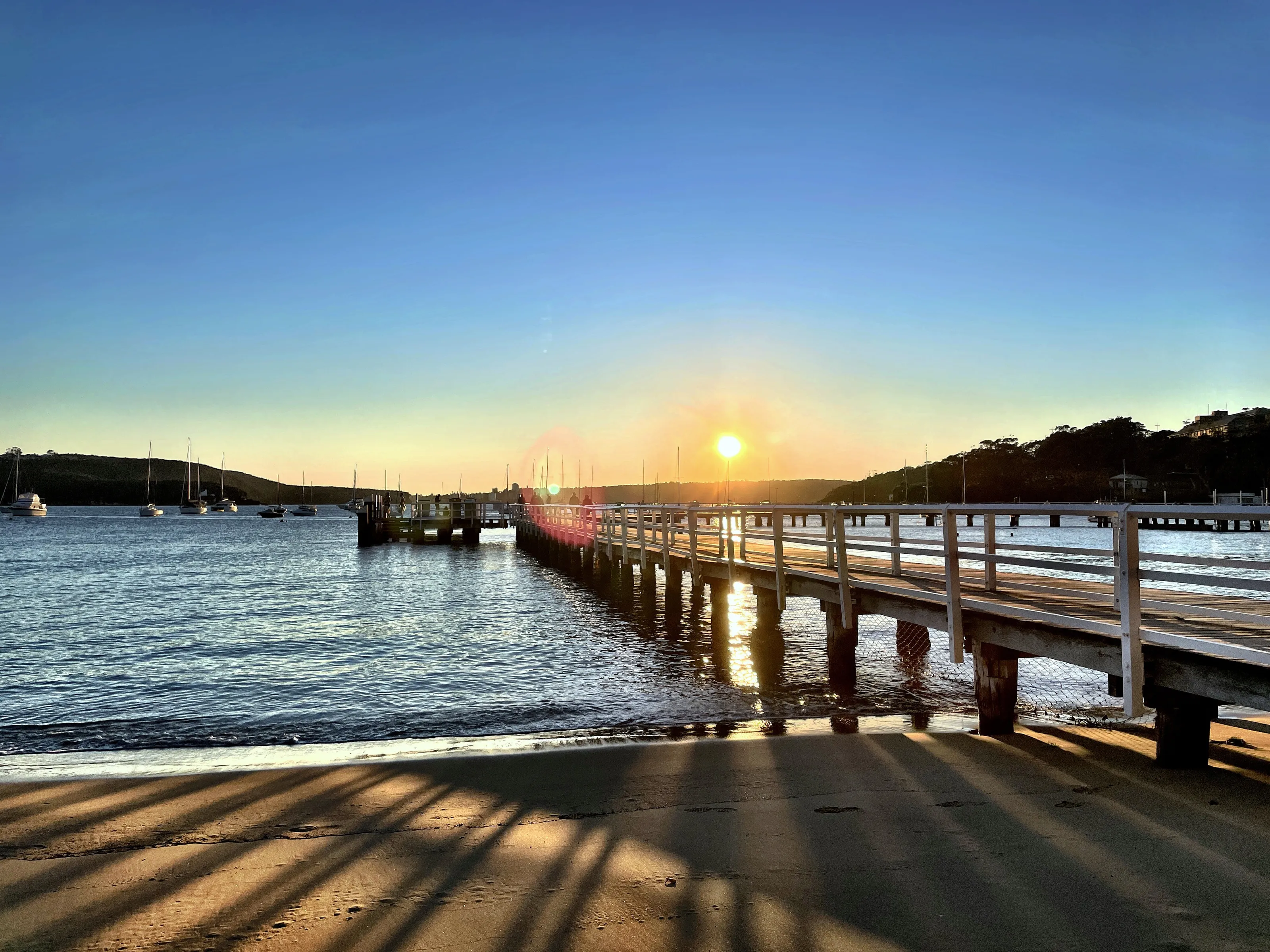 Balmoral wharf at sunrise