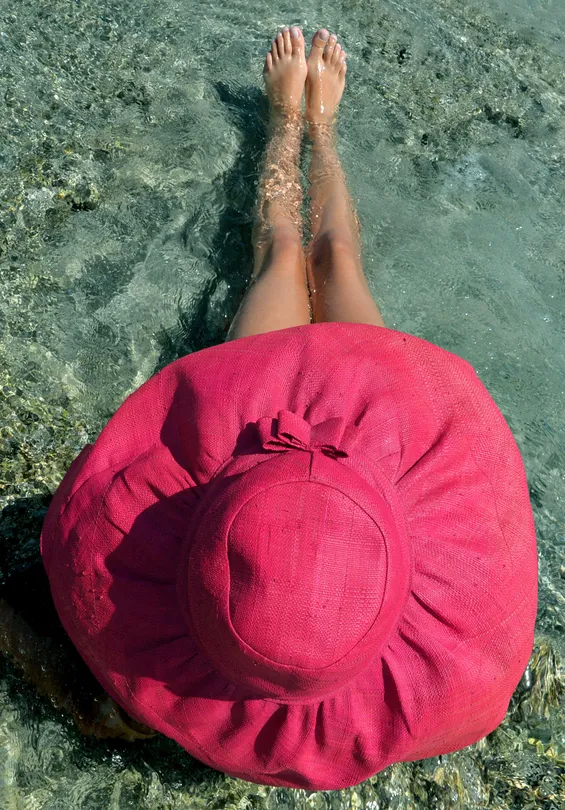 Woman at the beach
