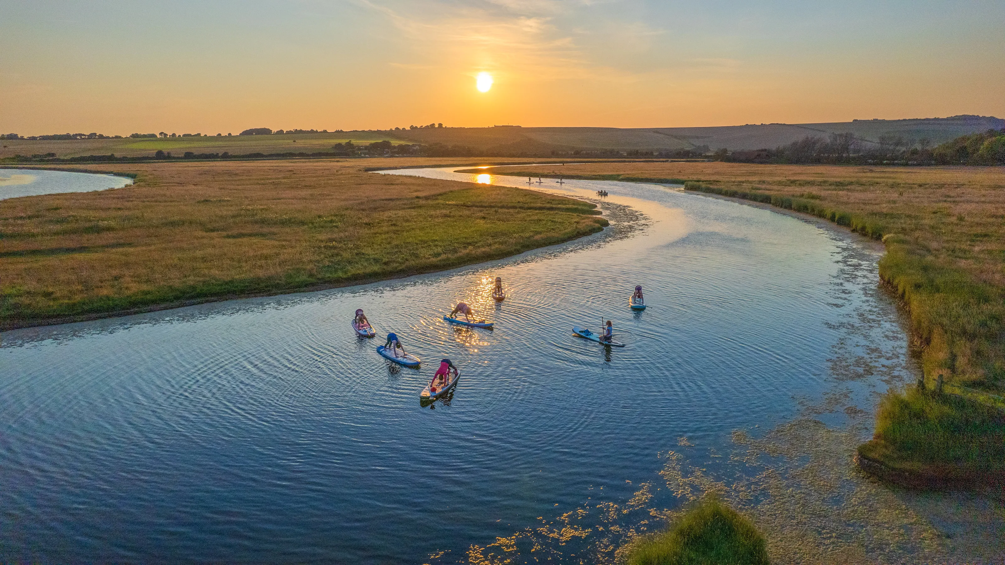 SUPYOGA at Sunset