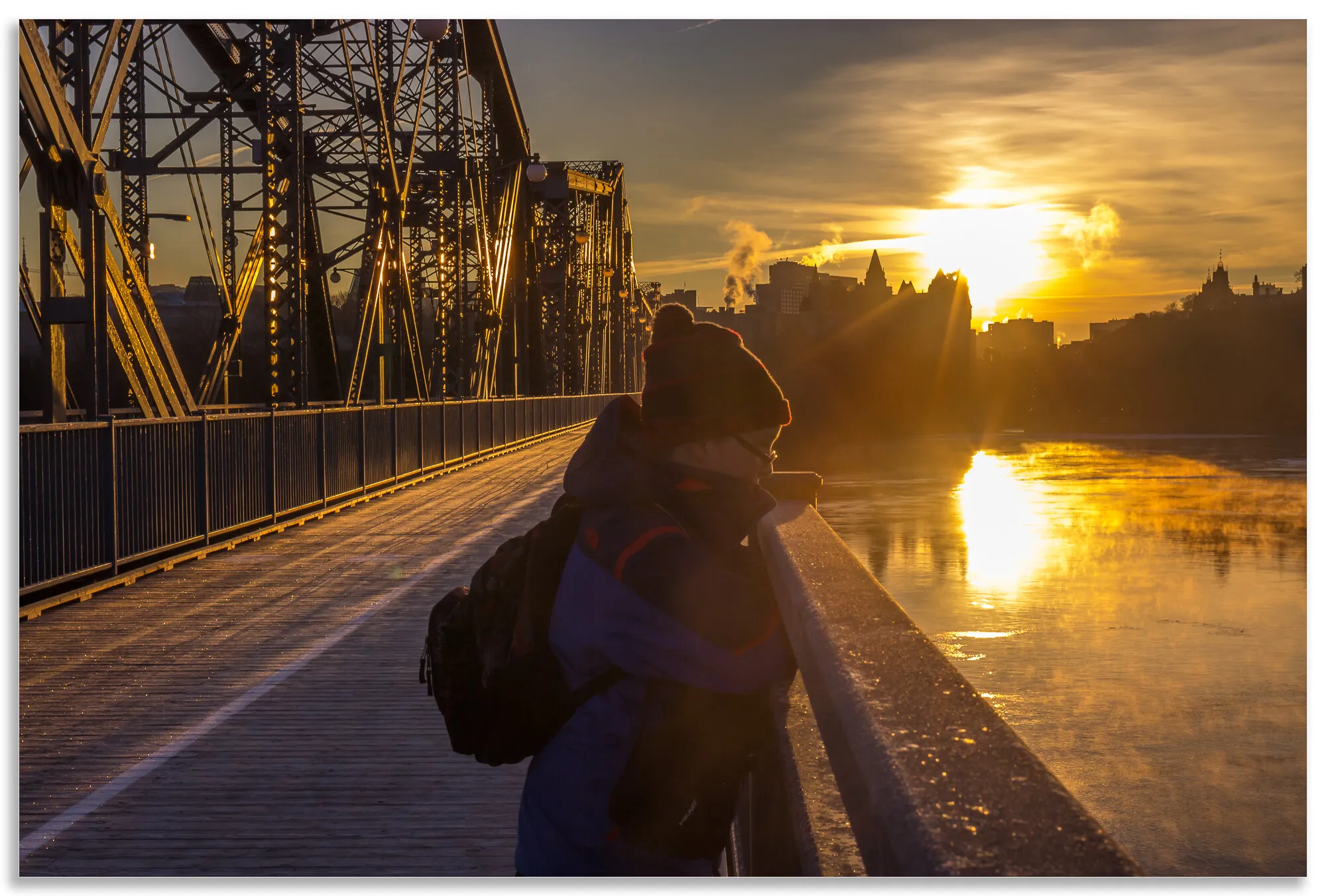 Looking off the Alexandra Bridge