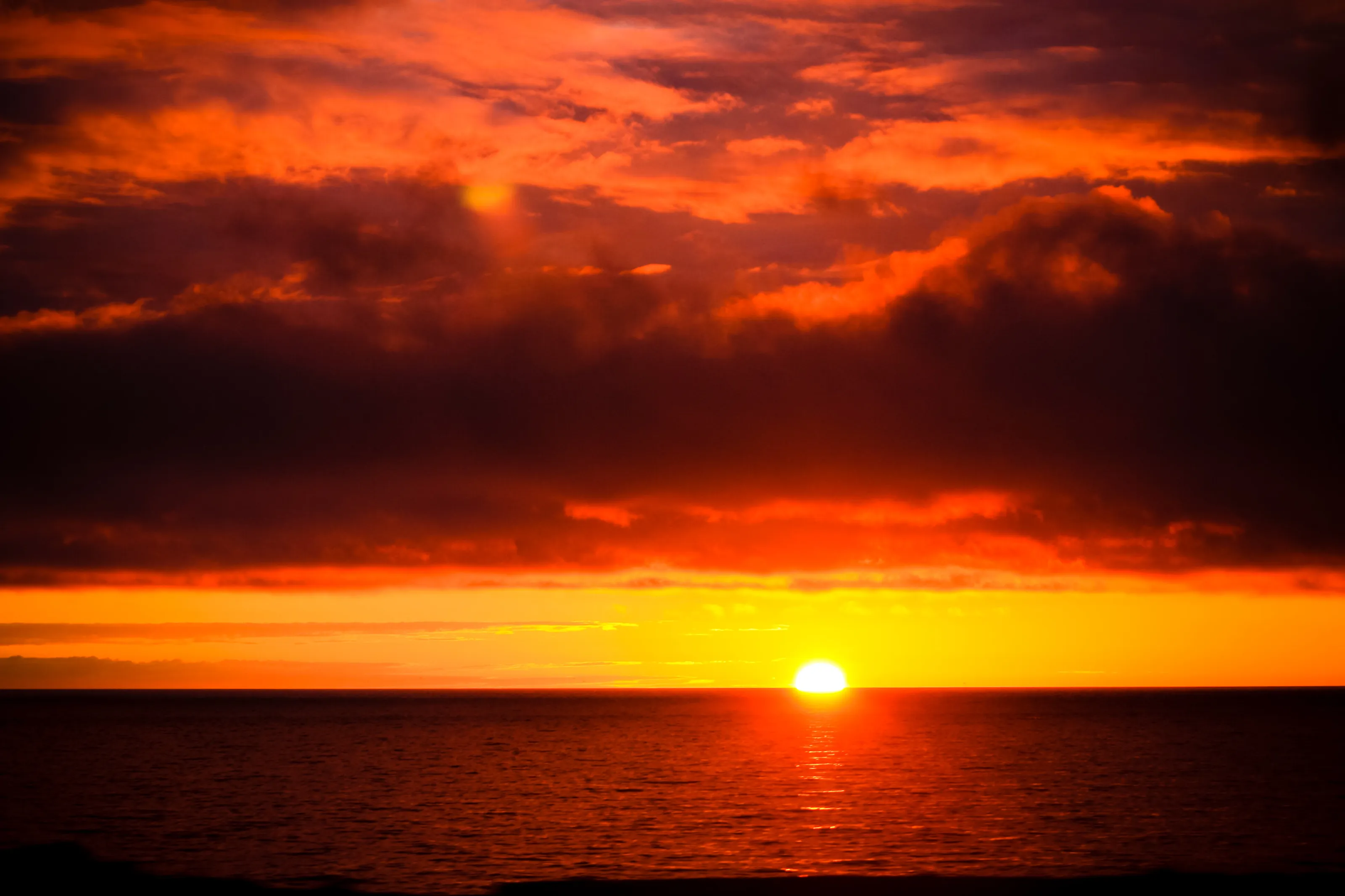 Sunset over the Ocean