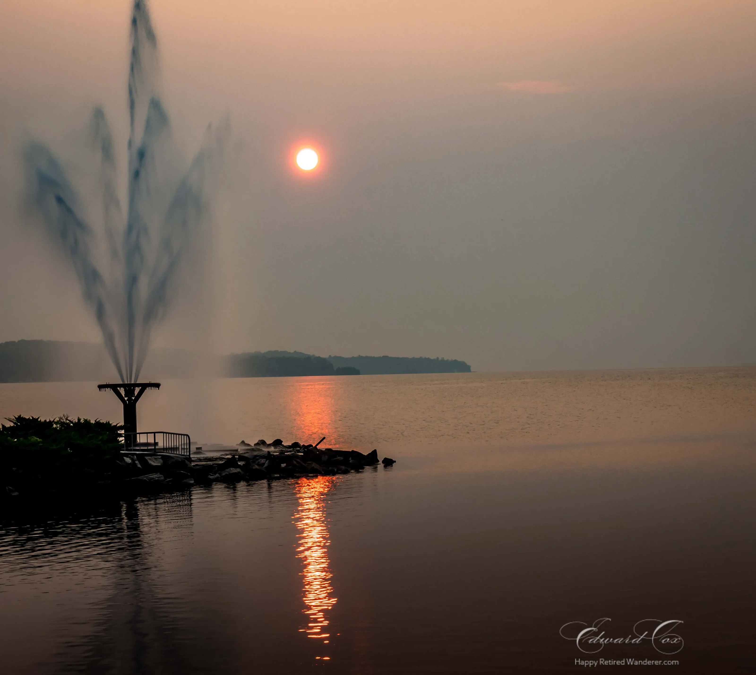 Sunrise at Barrie beach