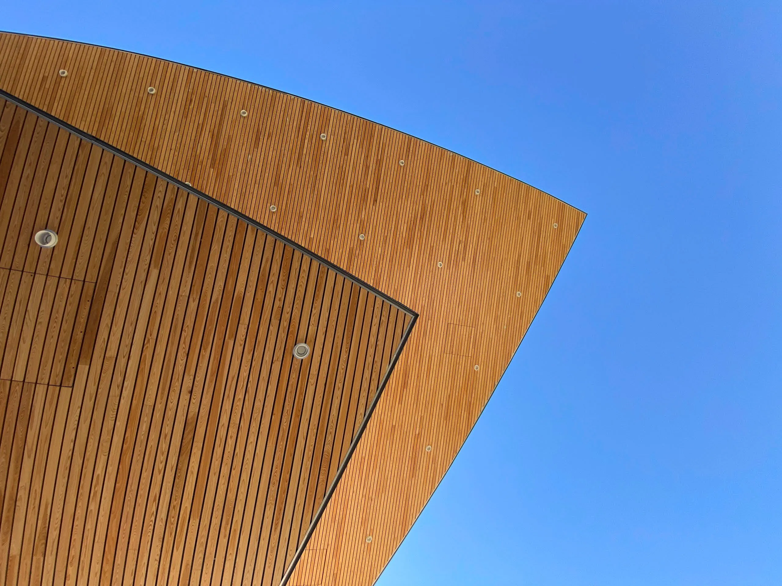The Bow of the Hancher Auditorium