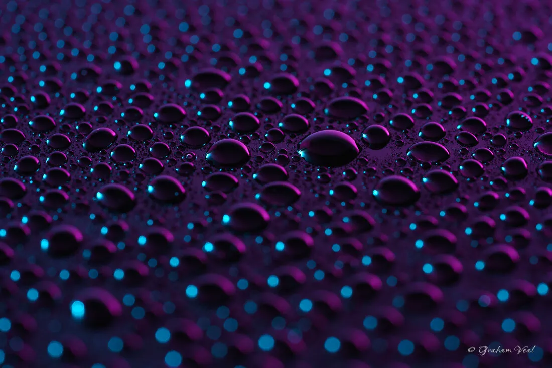 Colourful droplets
