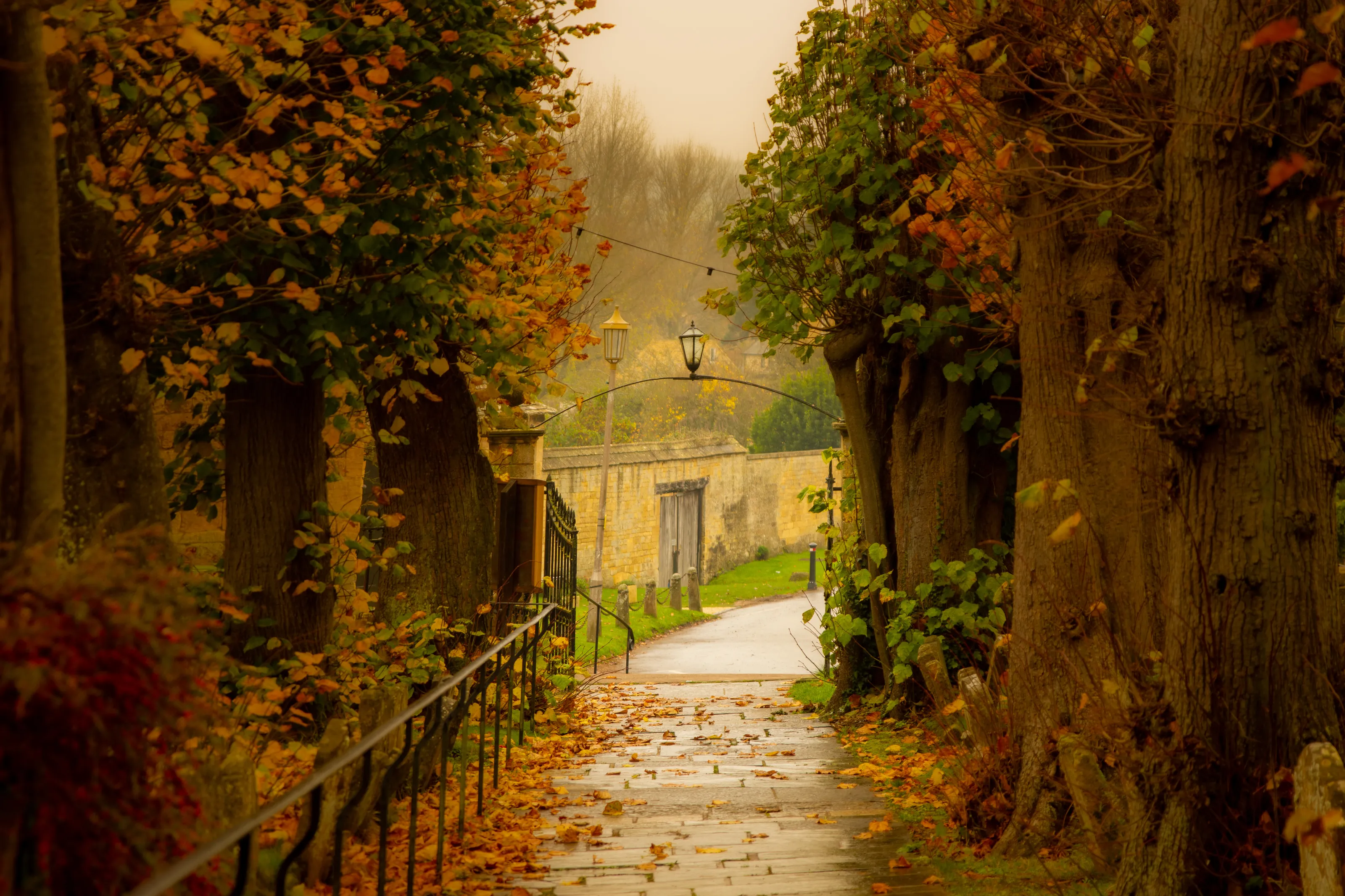 Autumn Churchyard