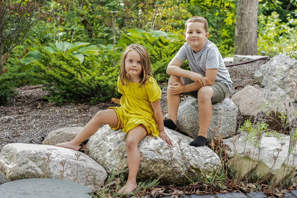 Young Waif and her brother