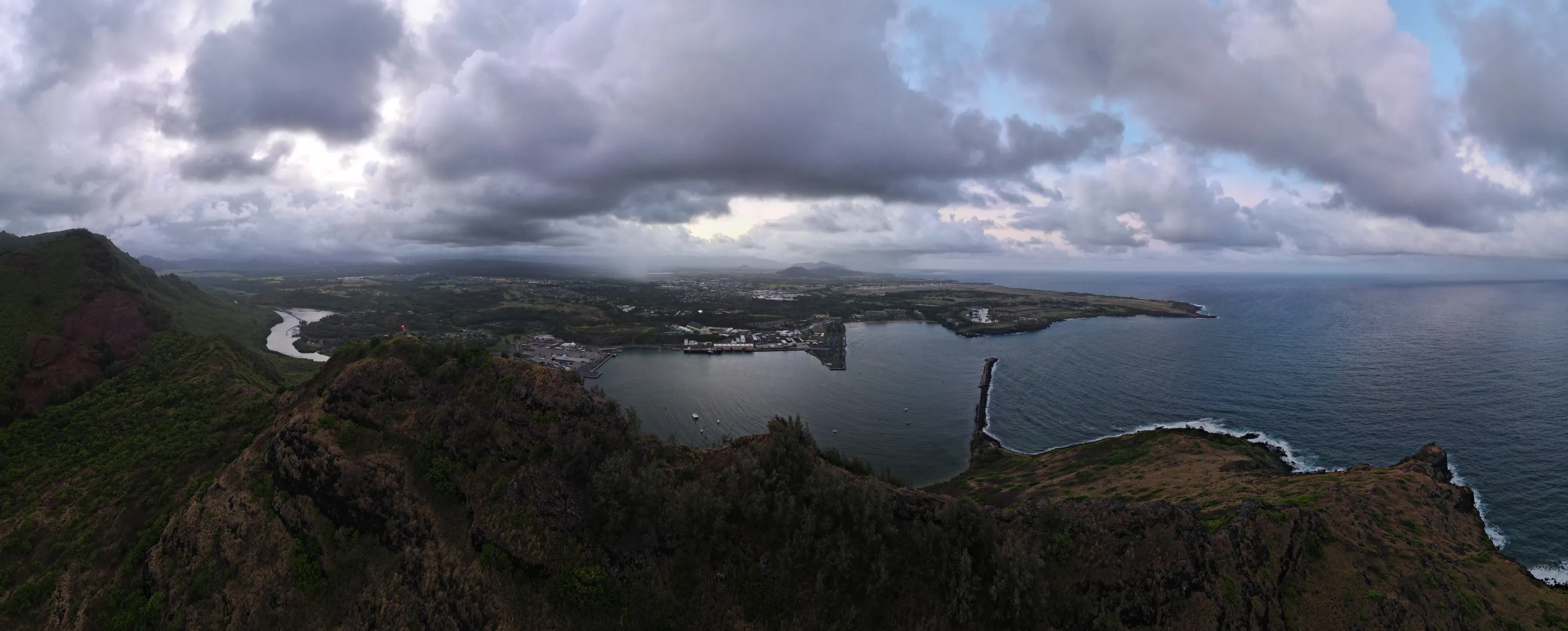View of Nawiliwili Bay, Lihue, HI
