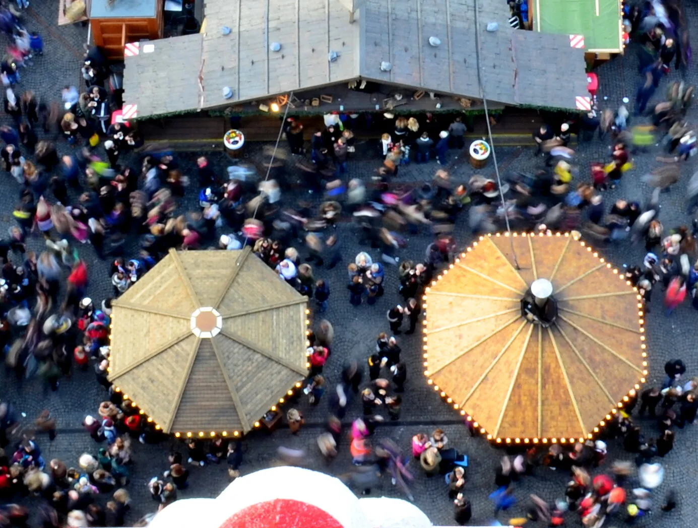 Manchester German markets - top down