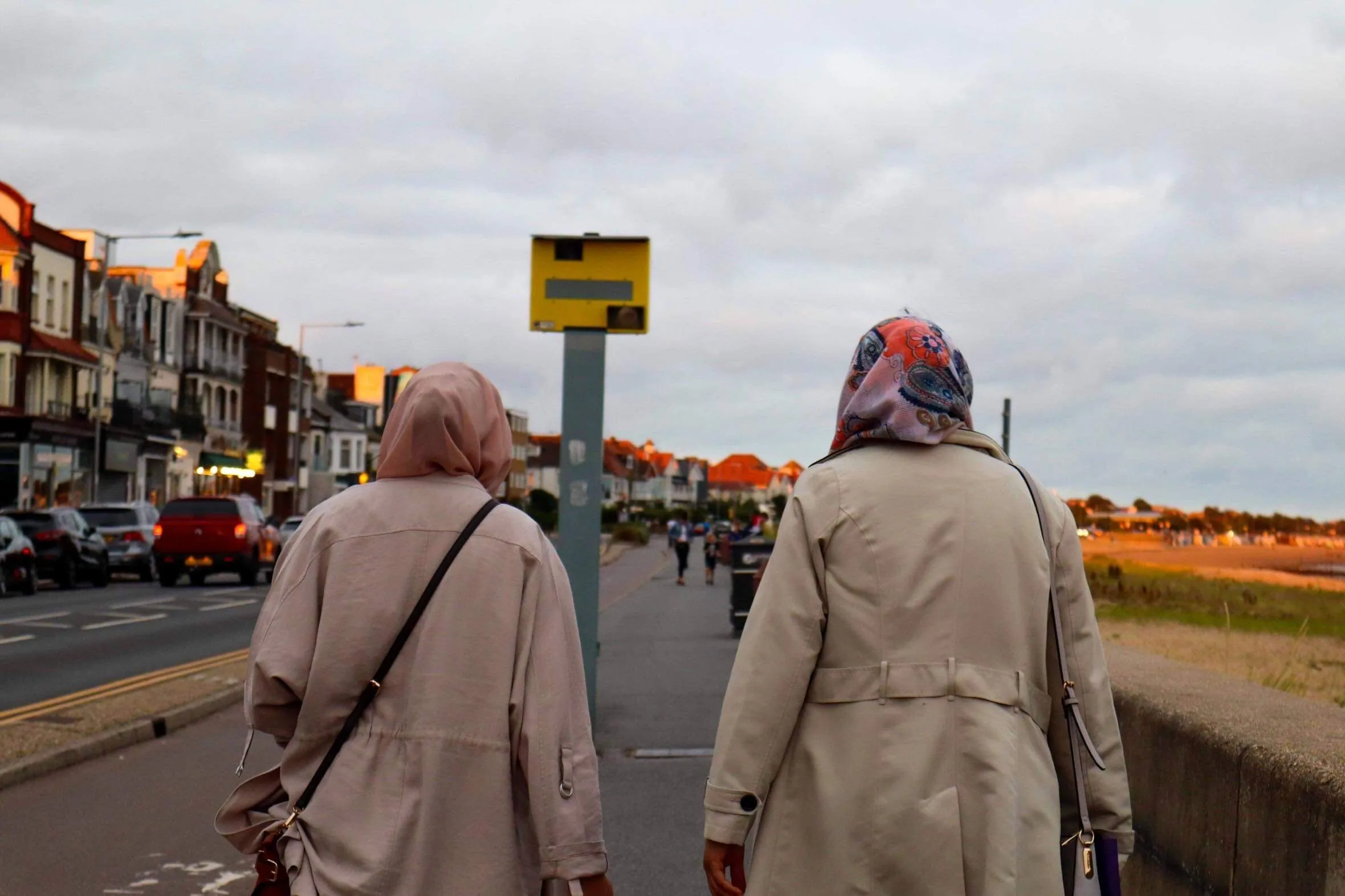 Two women, two cameras