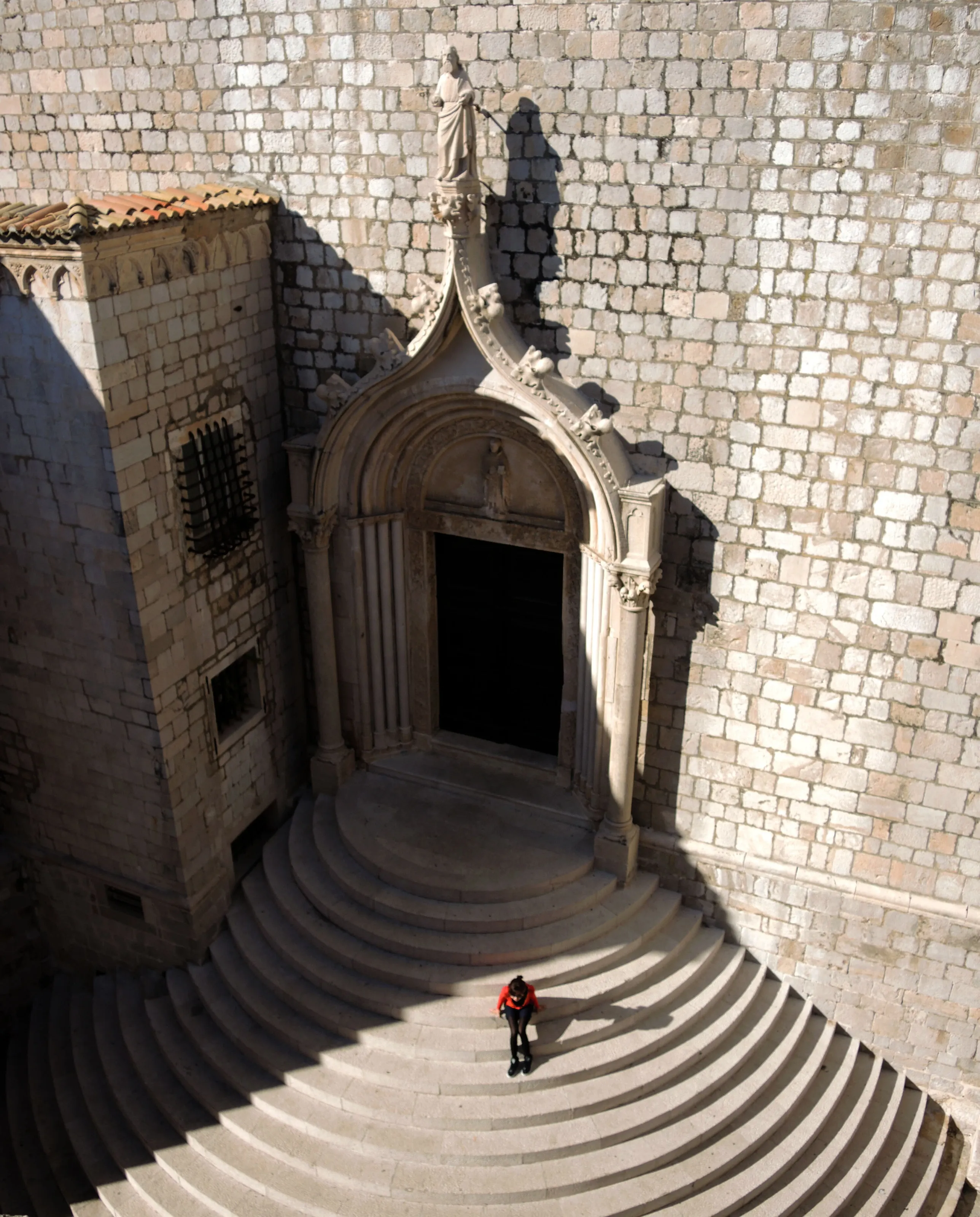 Girl on the steps