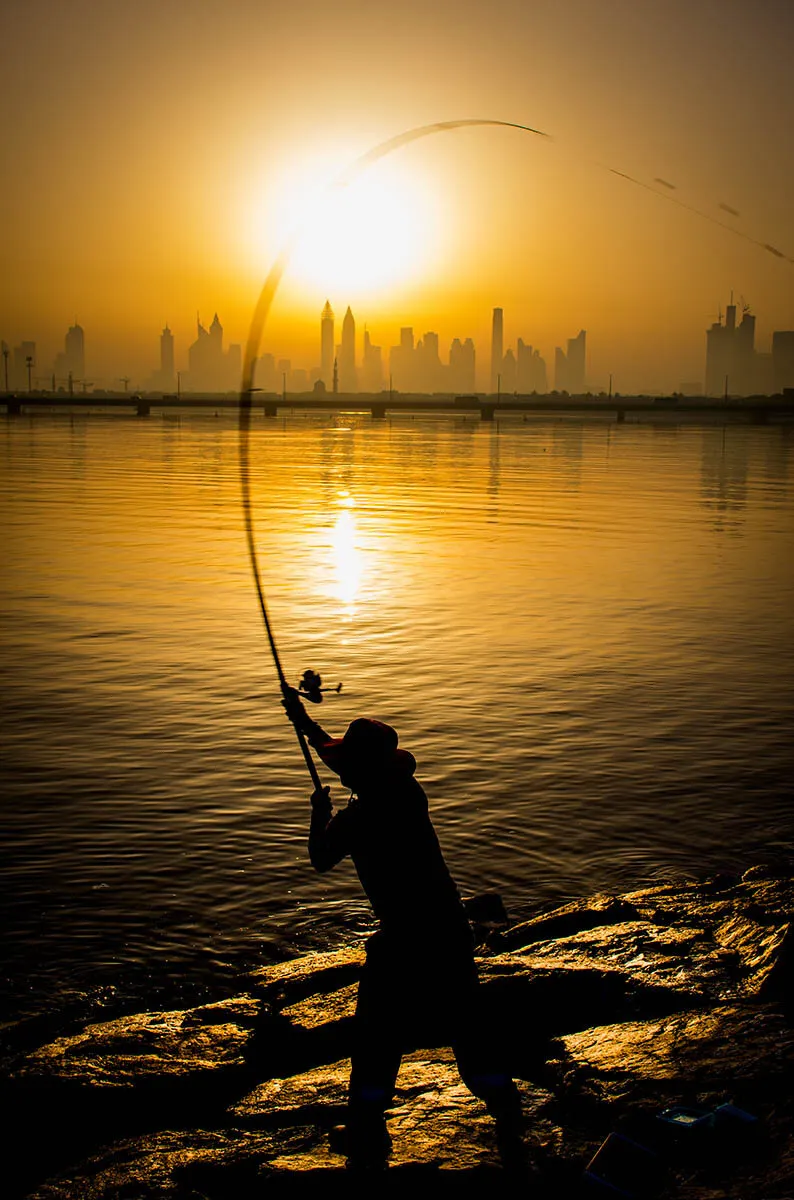Casting the bait
