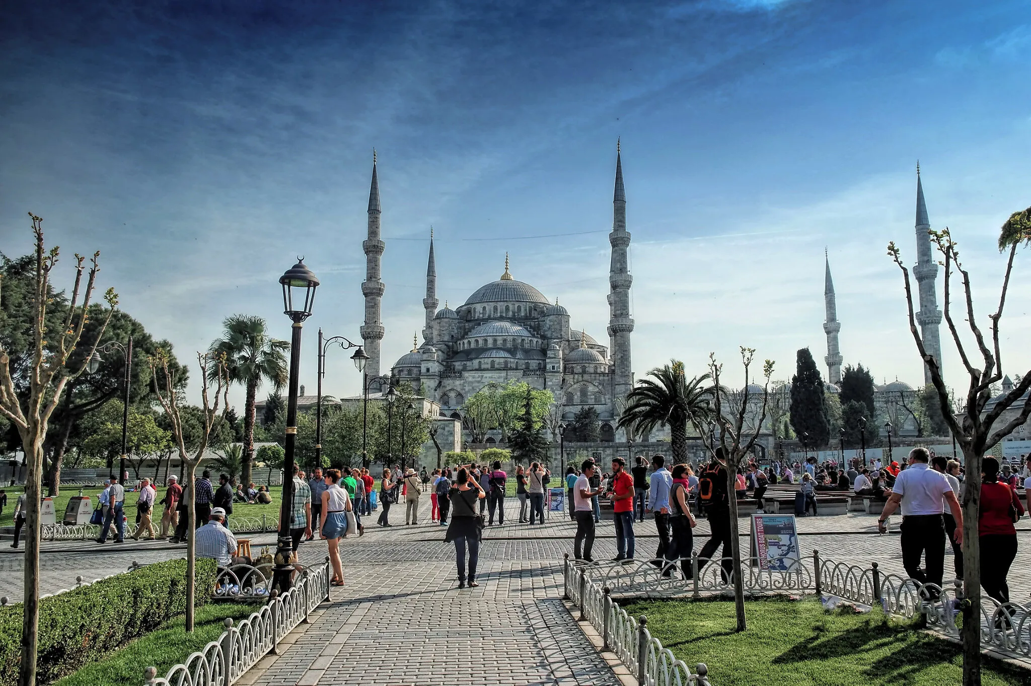 The Blue Mosque, Istanbul, Turkey.