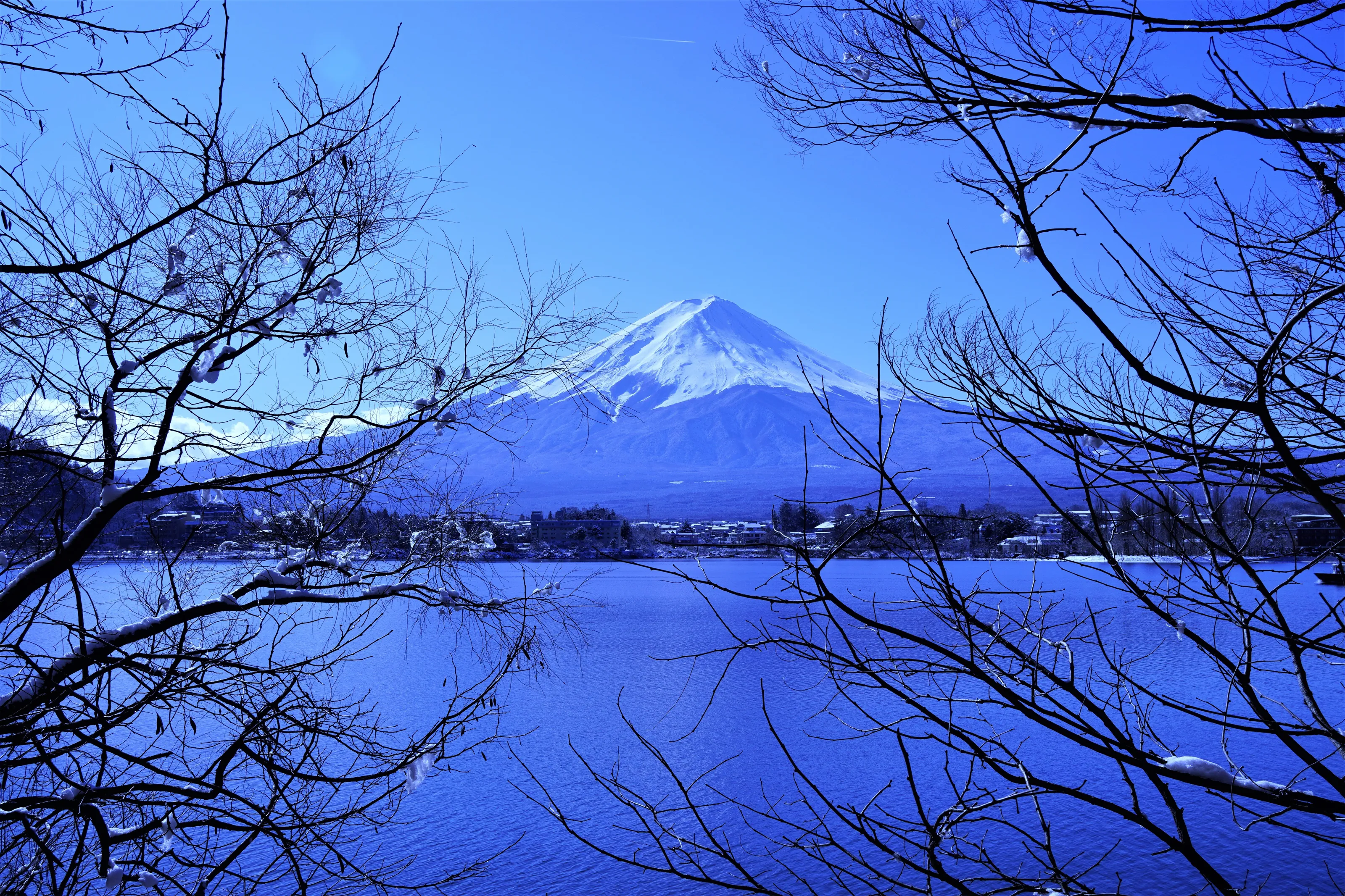 Shades of Blue at Mt Fuji