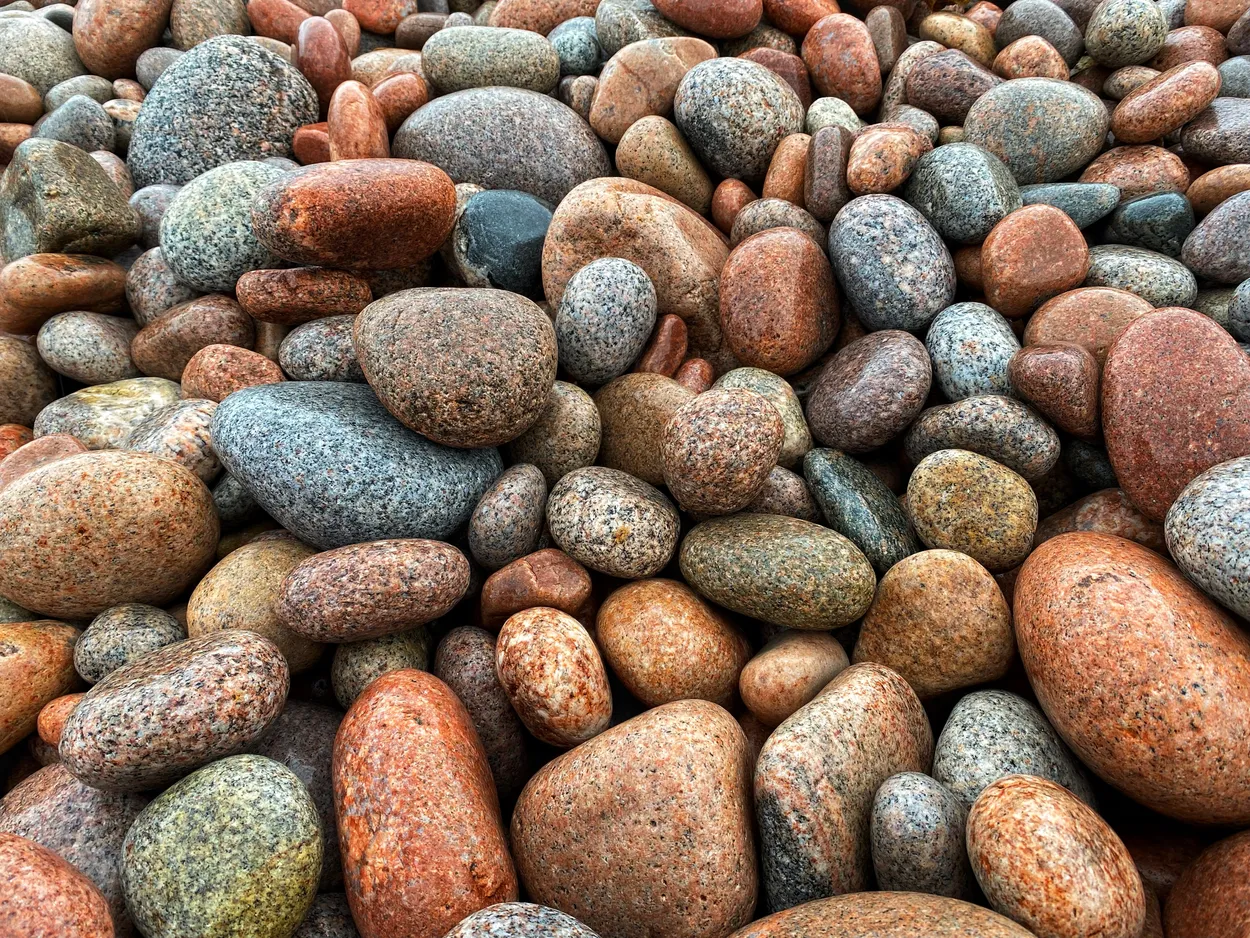 Beach stones