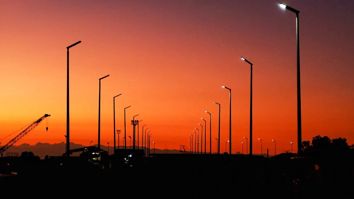 Sunset at the Port