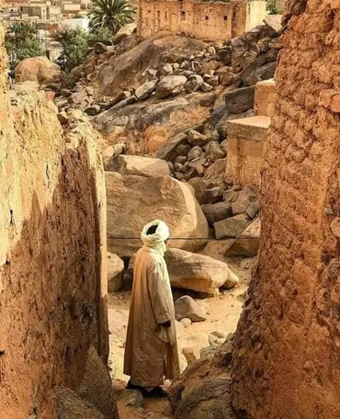 From behind the walls