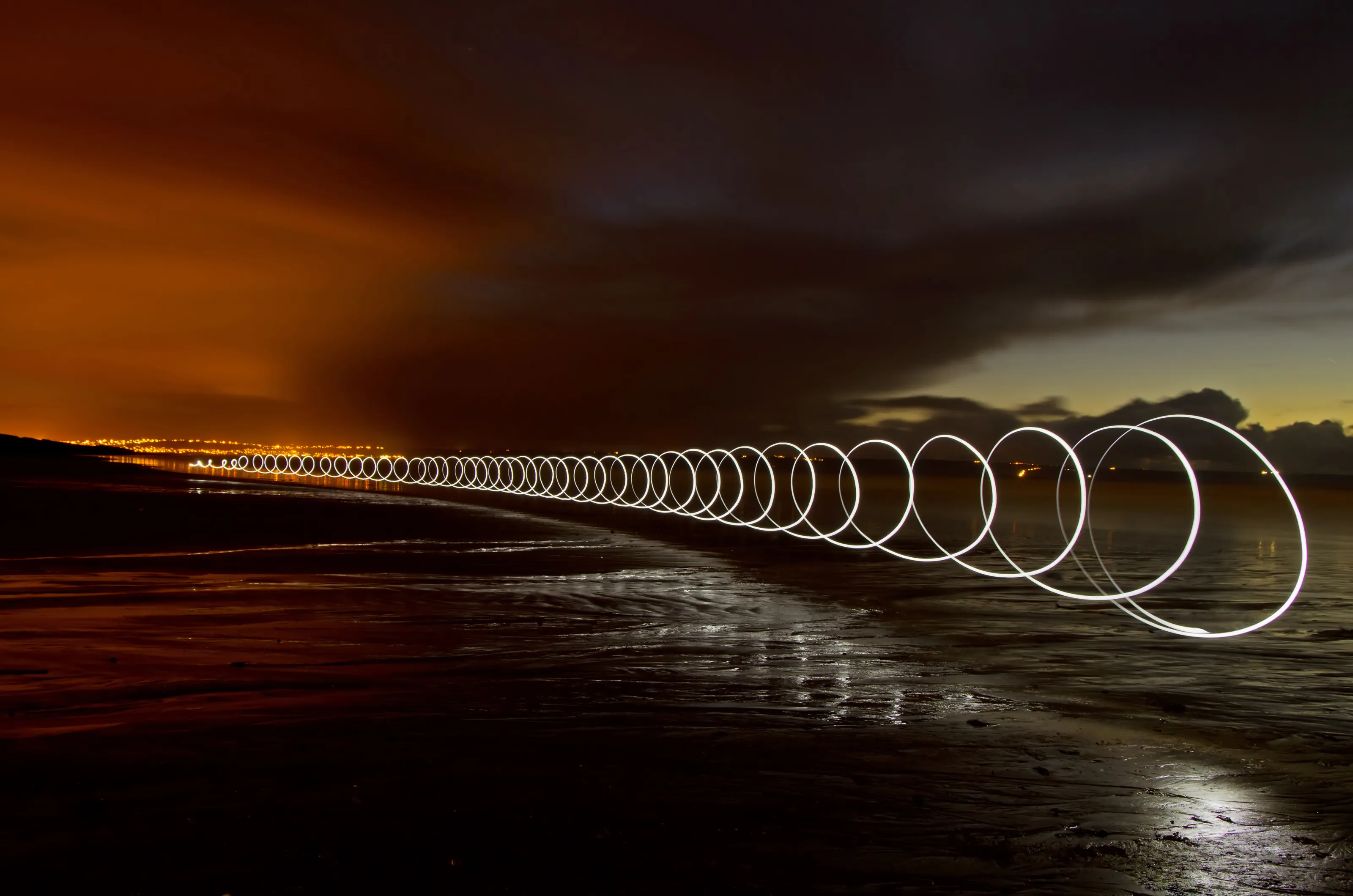 Spiral on the beach