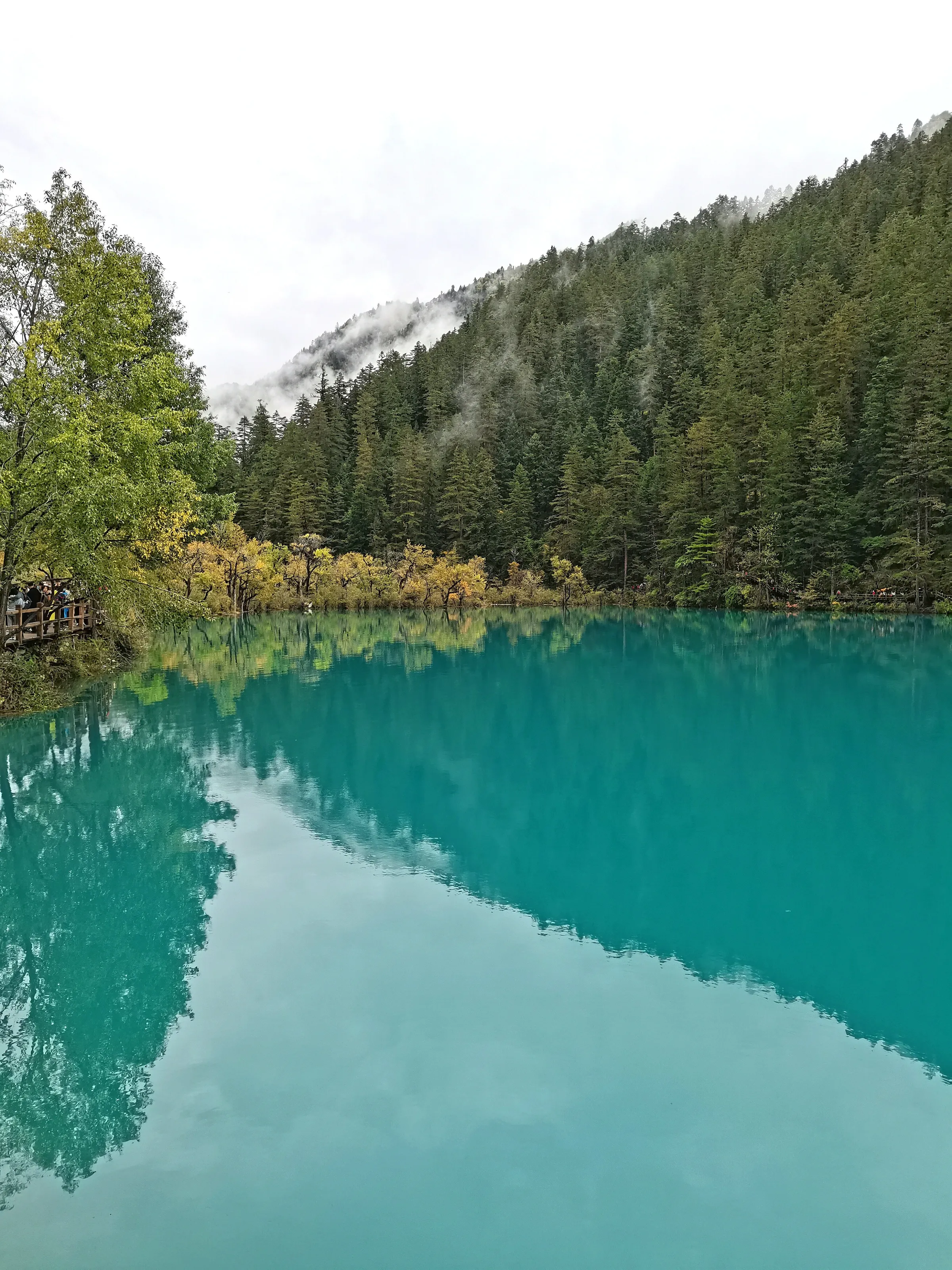 Turquoise mirror