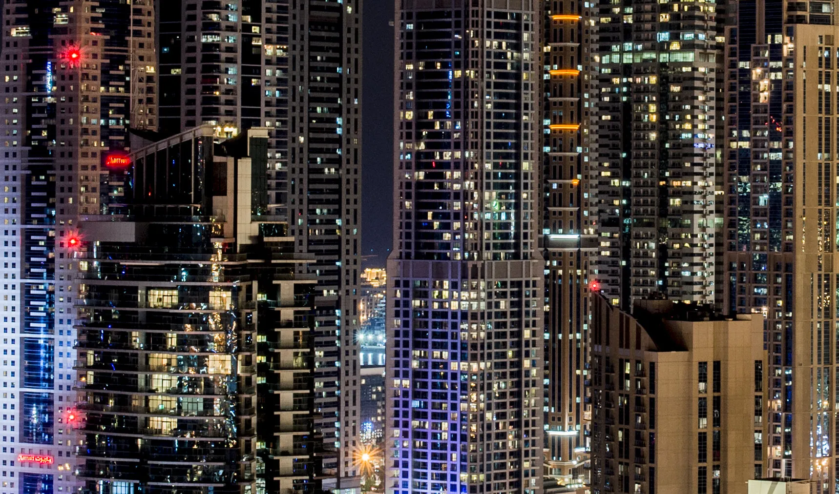 Windows Matrix at Night