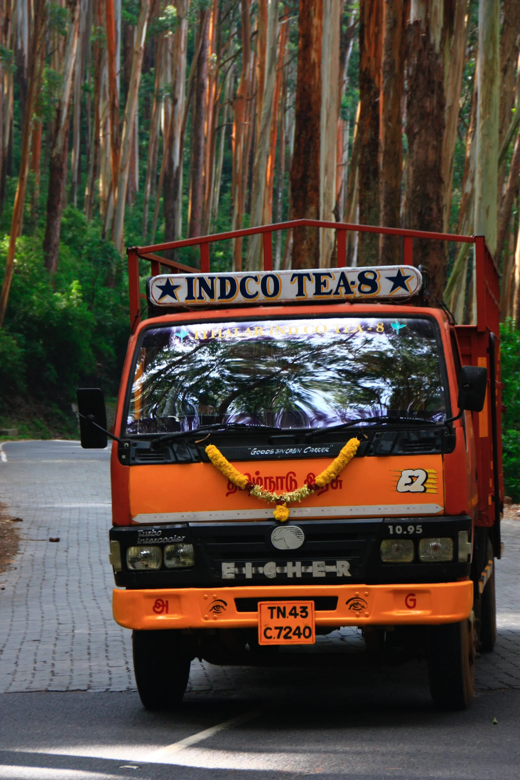 Tea Lorry: Tamil Nadu, India