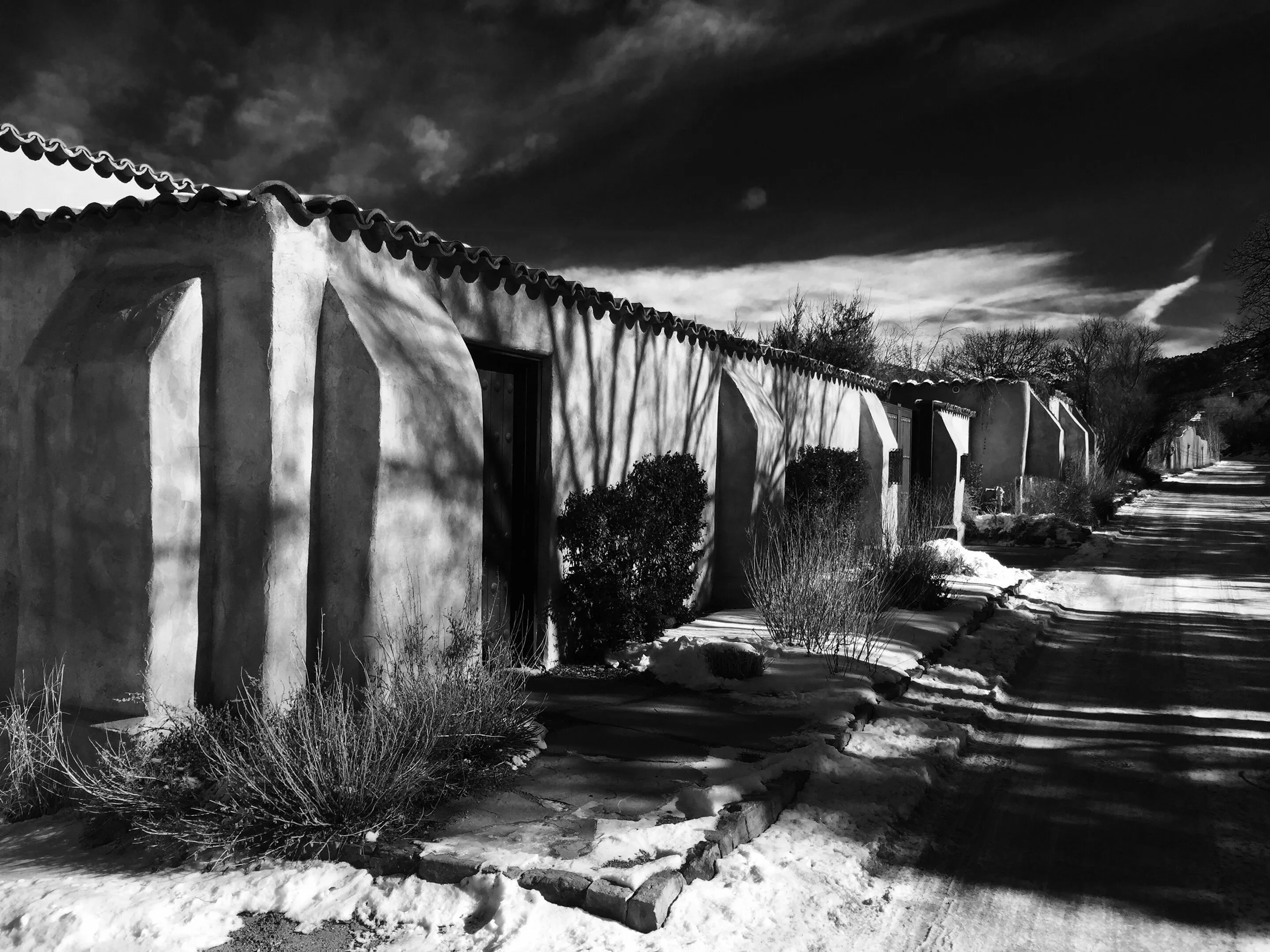 The Wall - Santa Fe Nm BW