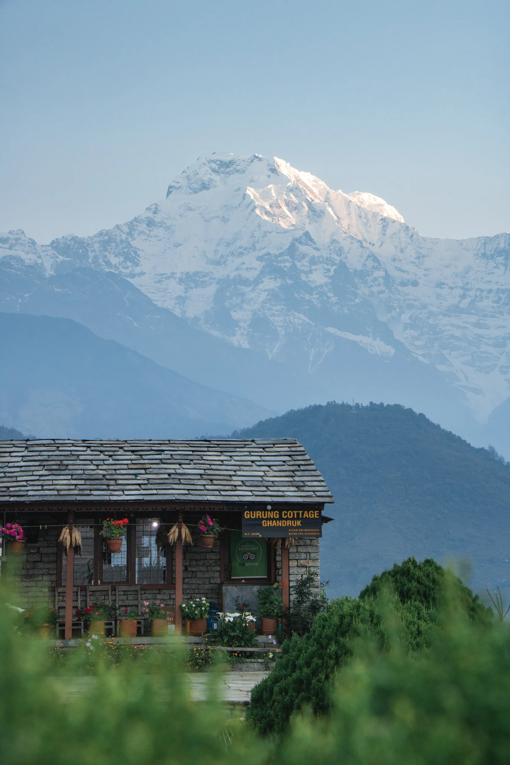 A home by the Mountain