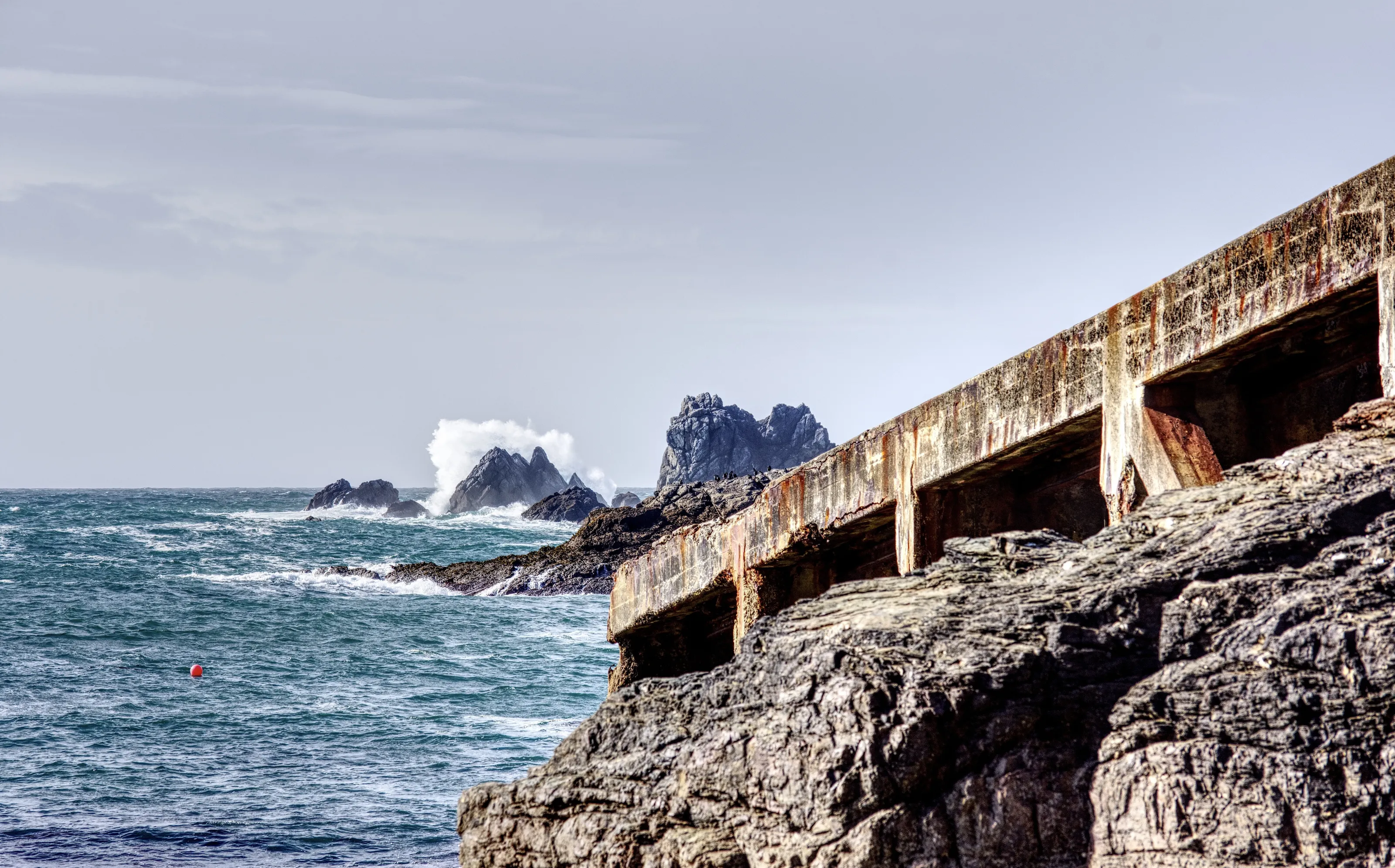 Sea spray