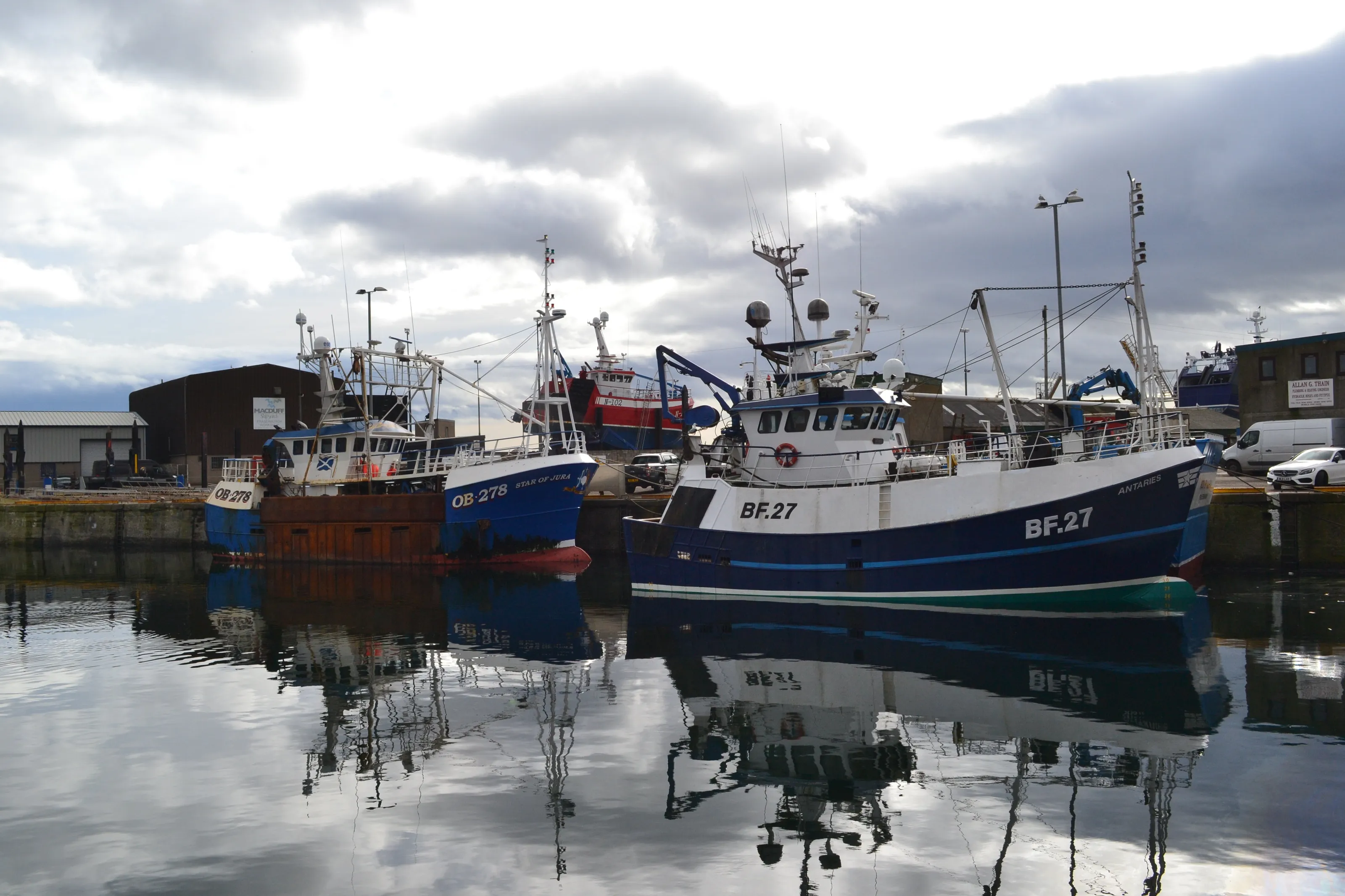 Fishing Boats at Fraserburgh Harbour