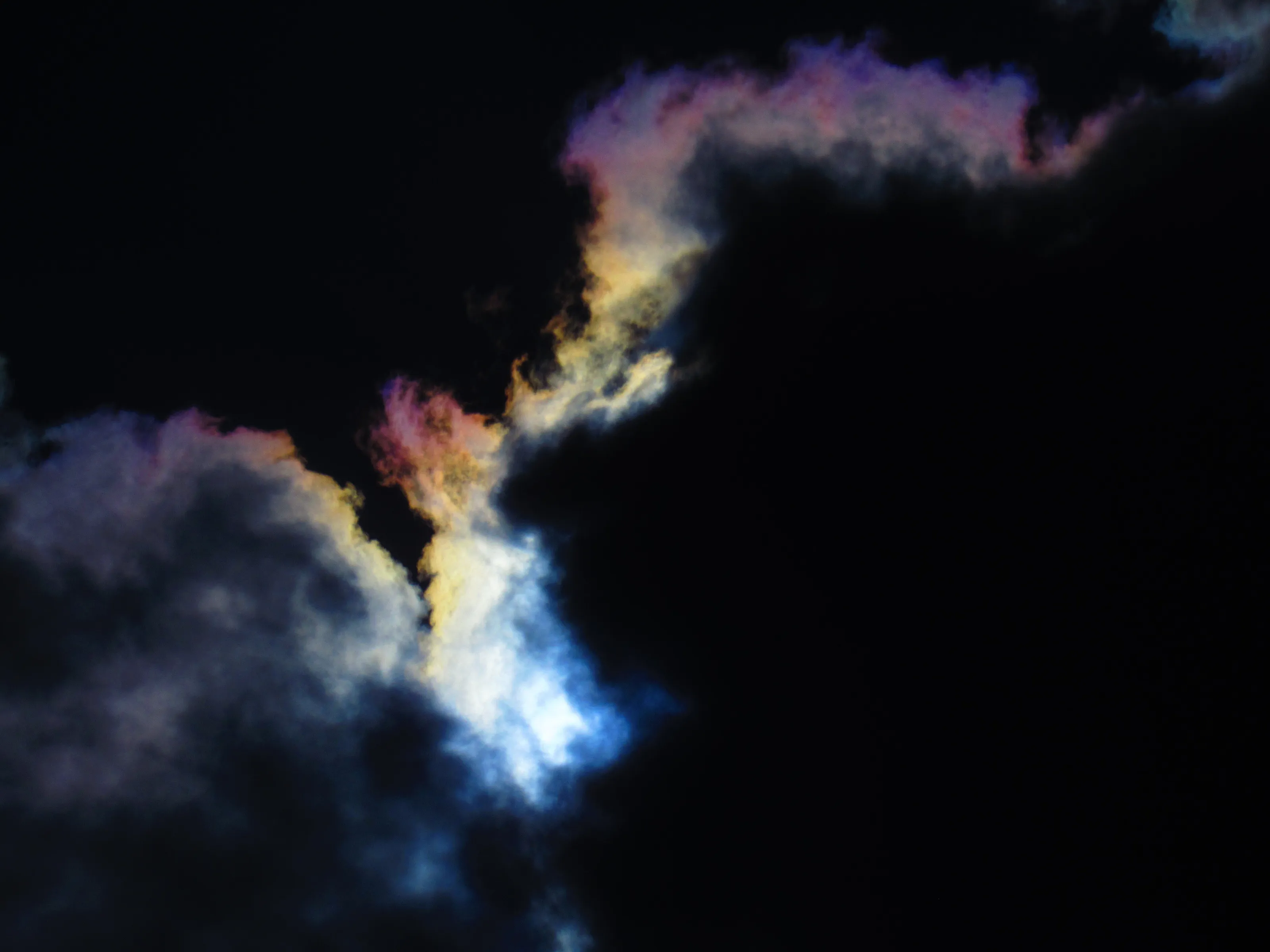 Cloud on fire