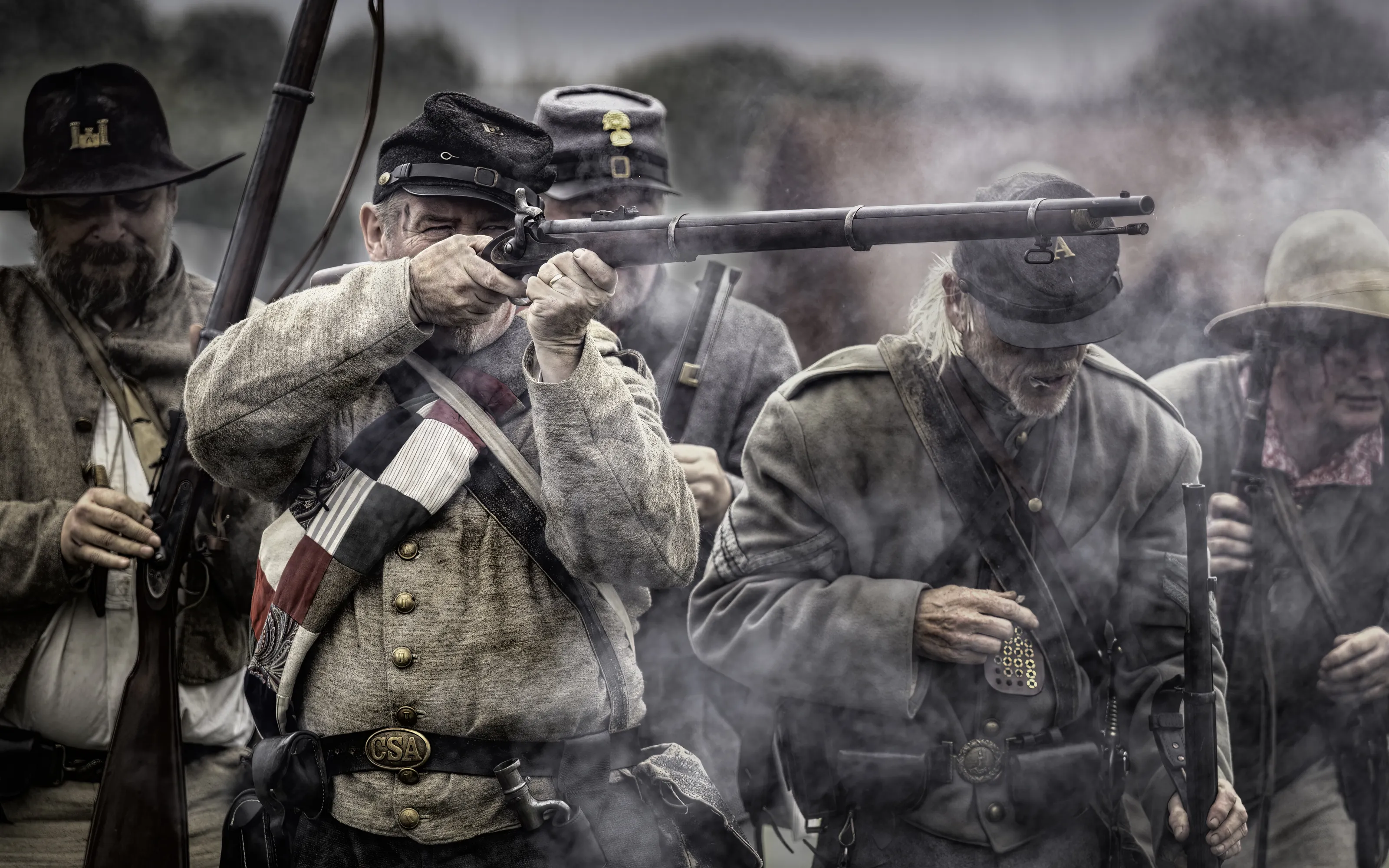 Taking aim ..