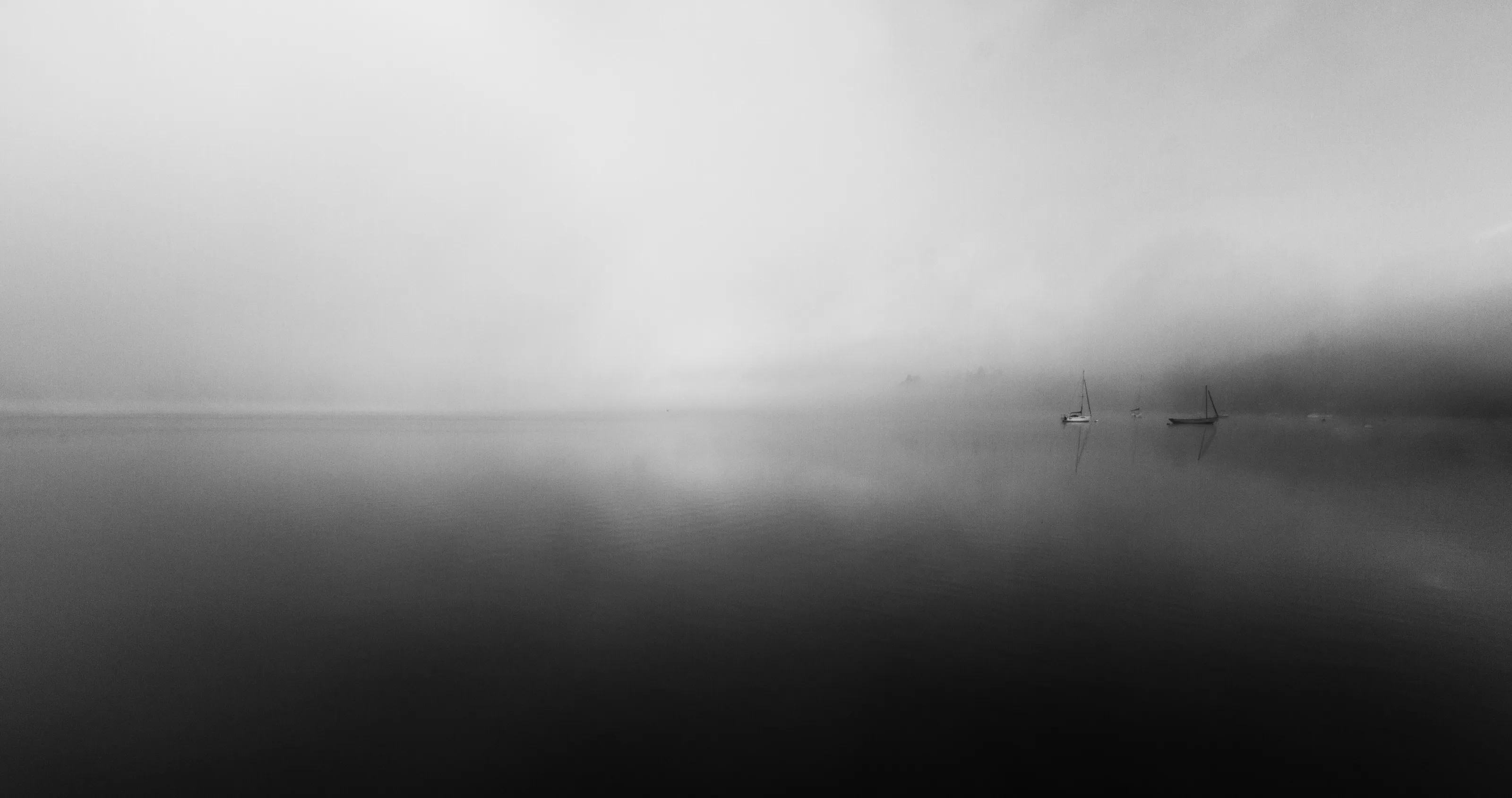 Misty Morning at lake Windermere