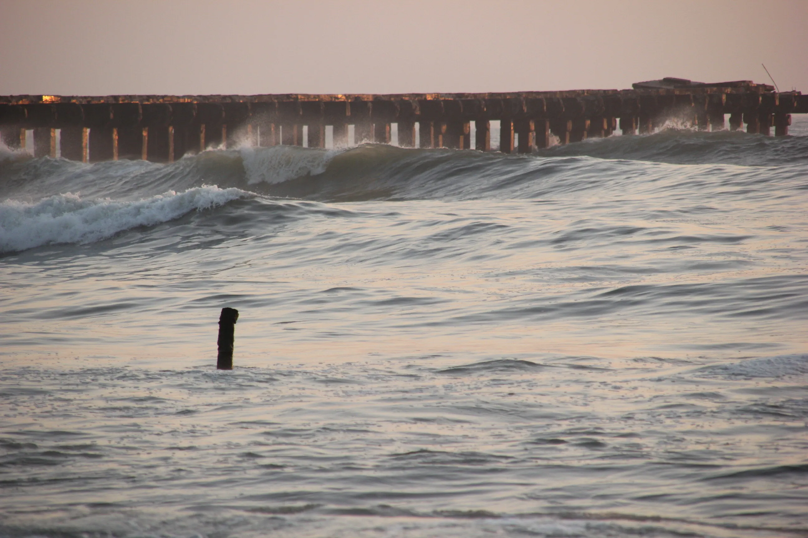 A broken pier