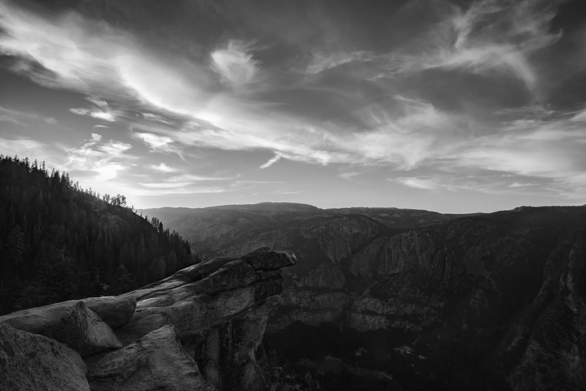 The Diving Board at Glacier Point, Yosemite