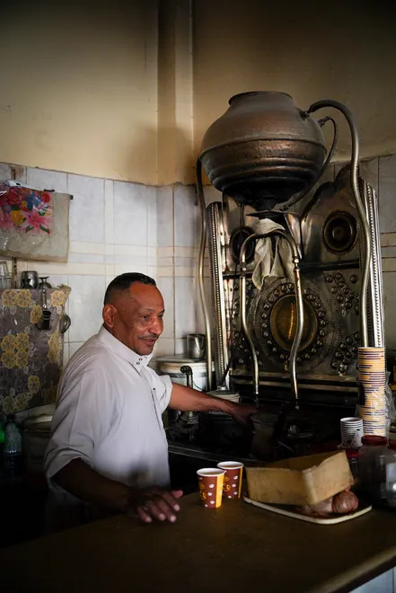 Coffee maker, Siwa, Egypt