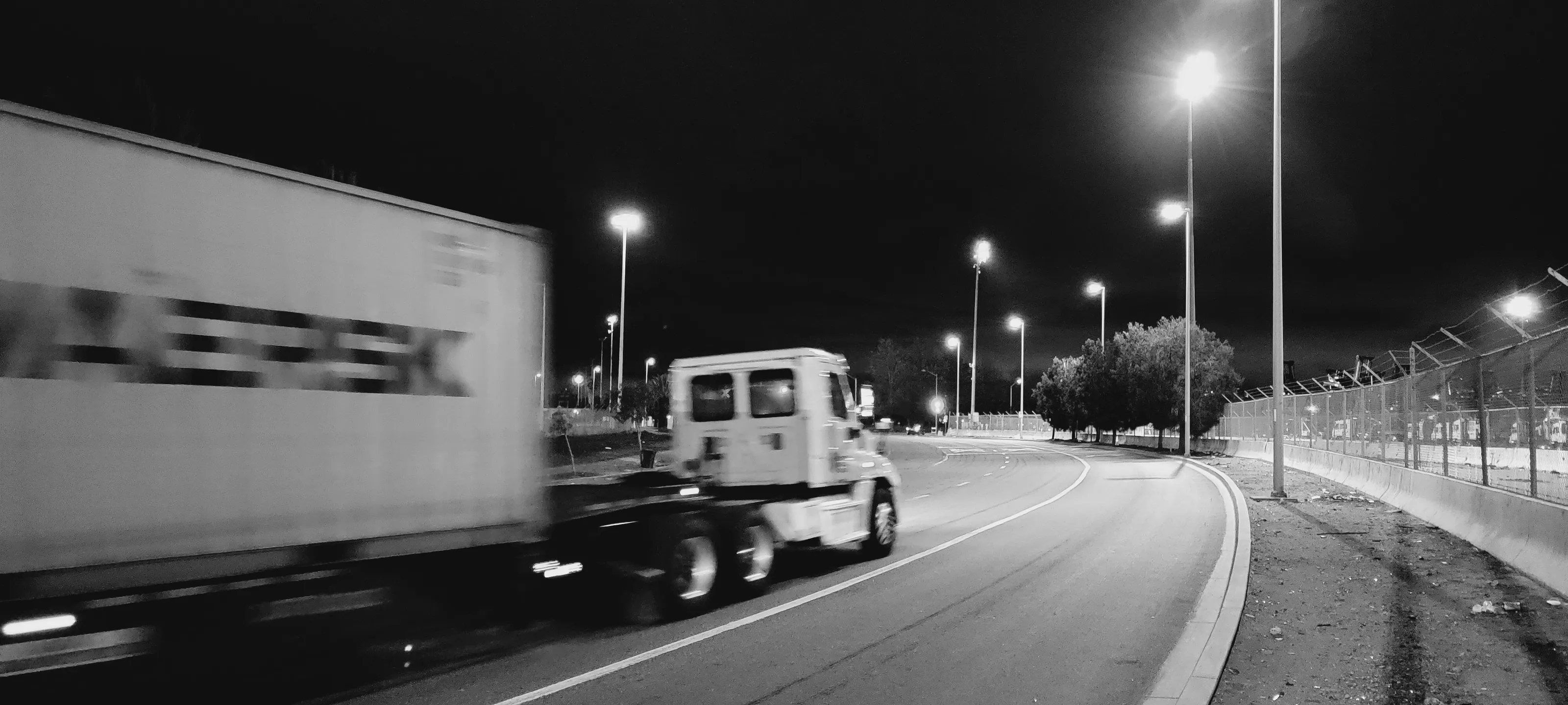 Truck at Night ( Oakland CA )
