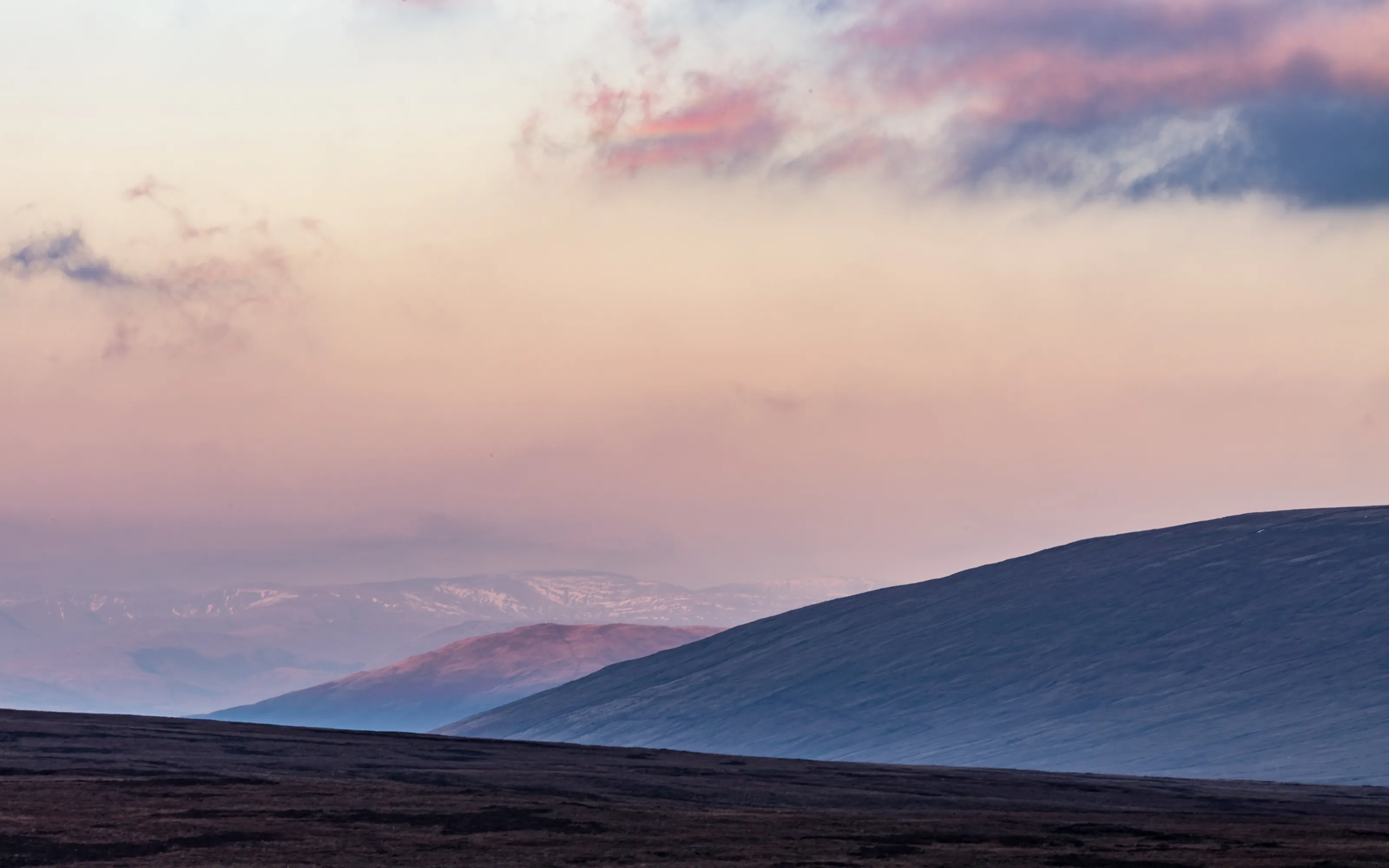 "Early morning mists off Whernside"