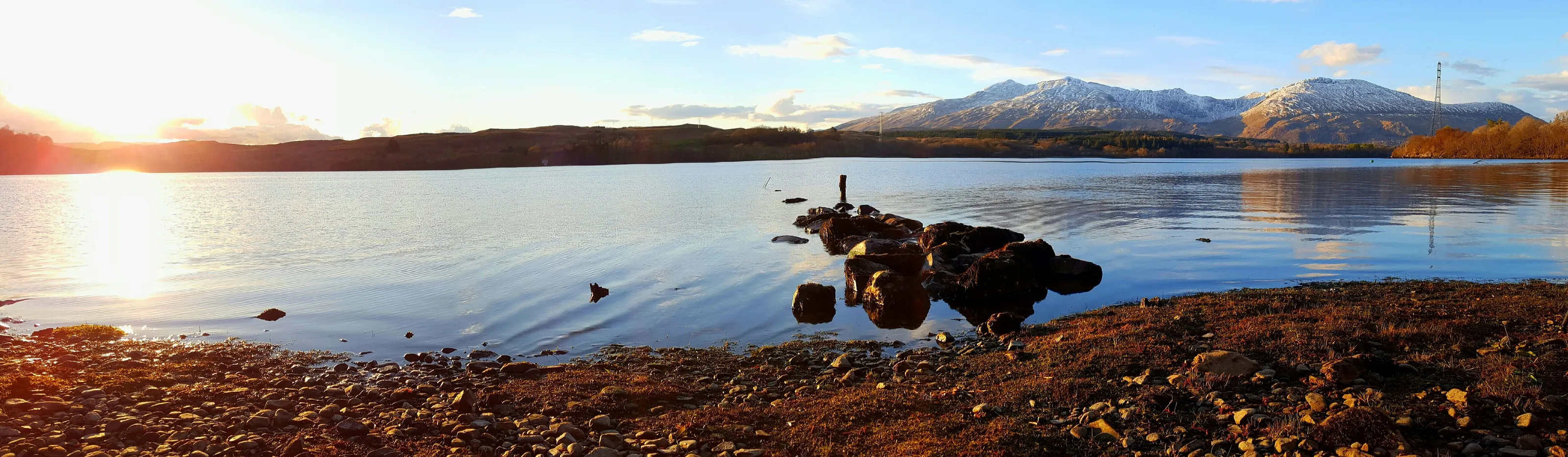 Loch Awe, April sundown.