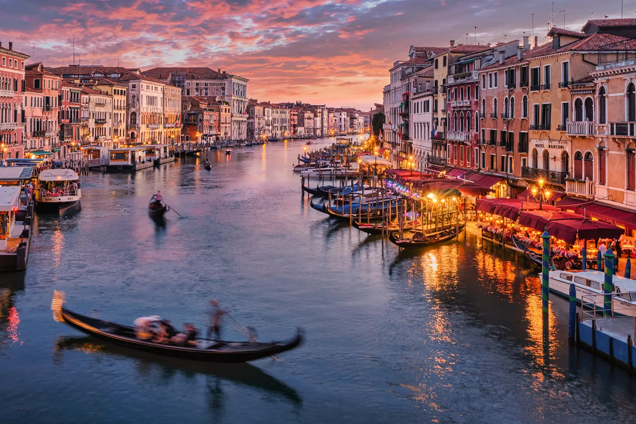 Sunset in Venice