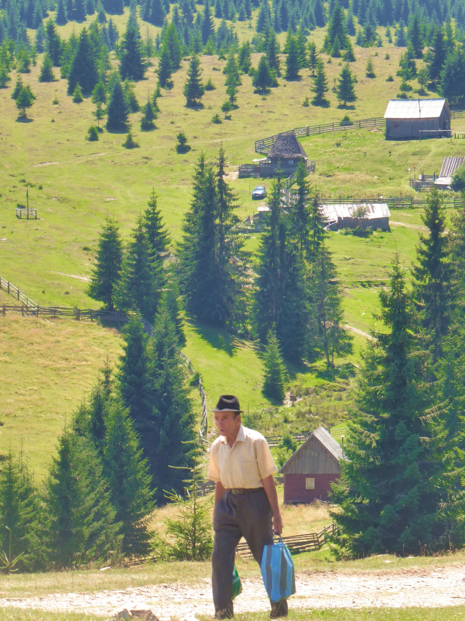 The Man between the Mountains