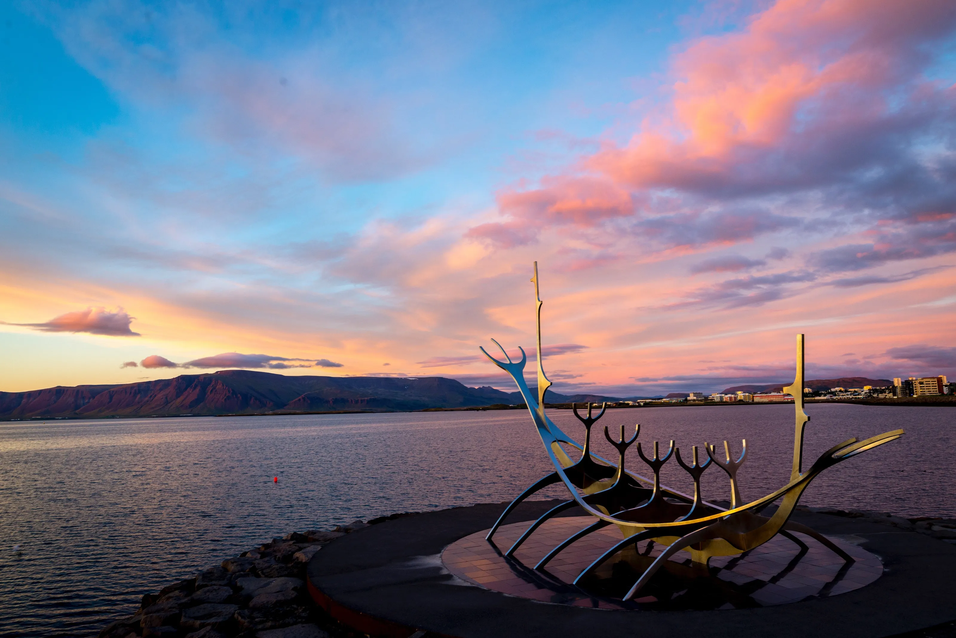 Reykjavik Bay Sunset