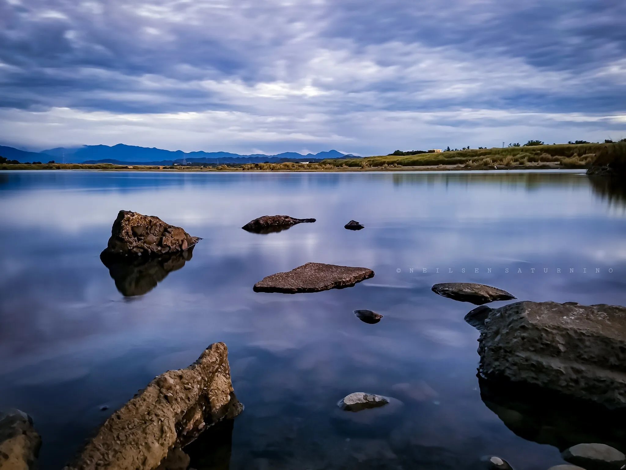 Calm waters.