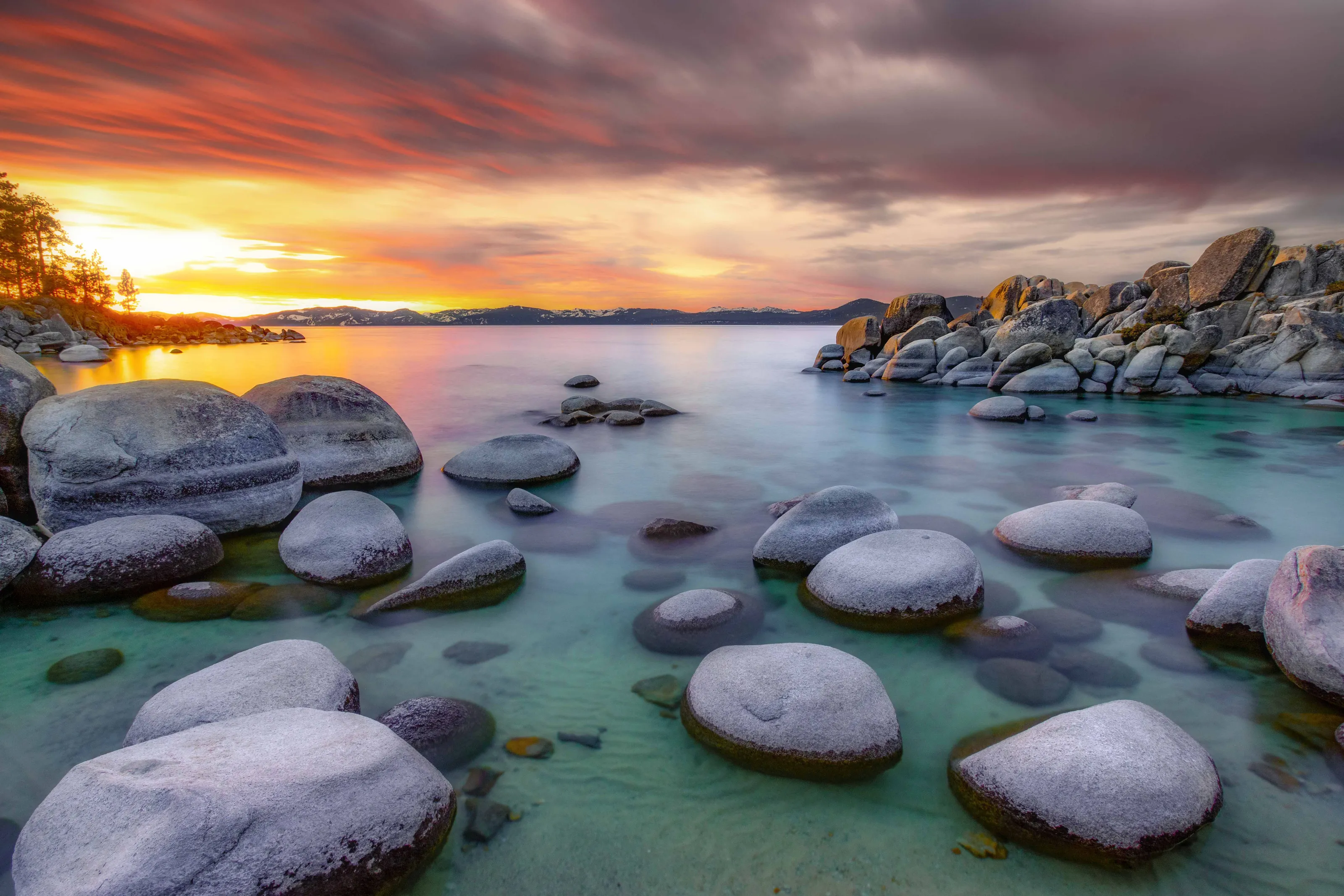 Sunset at Sand Harbor