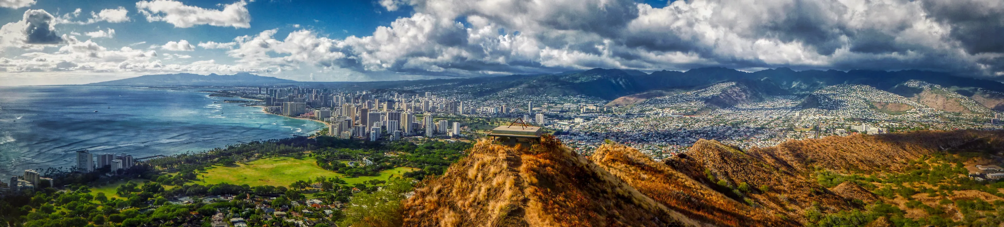 Top of Diamond Head.