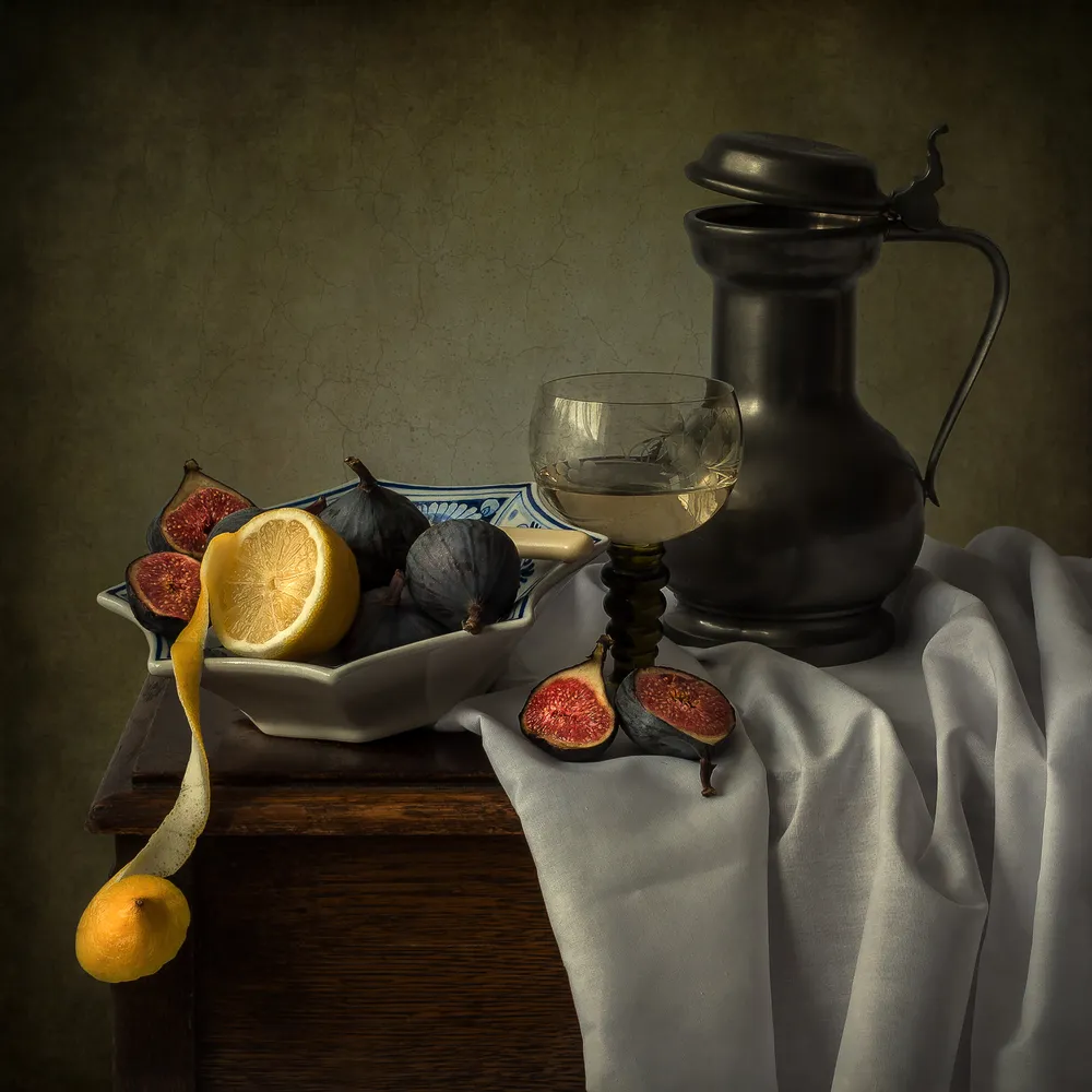 Still Life with Peeled Lemon