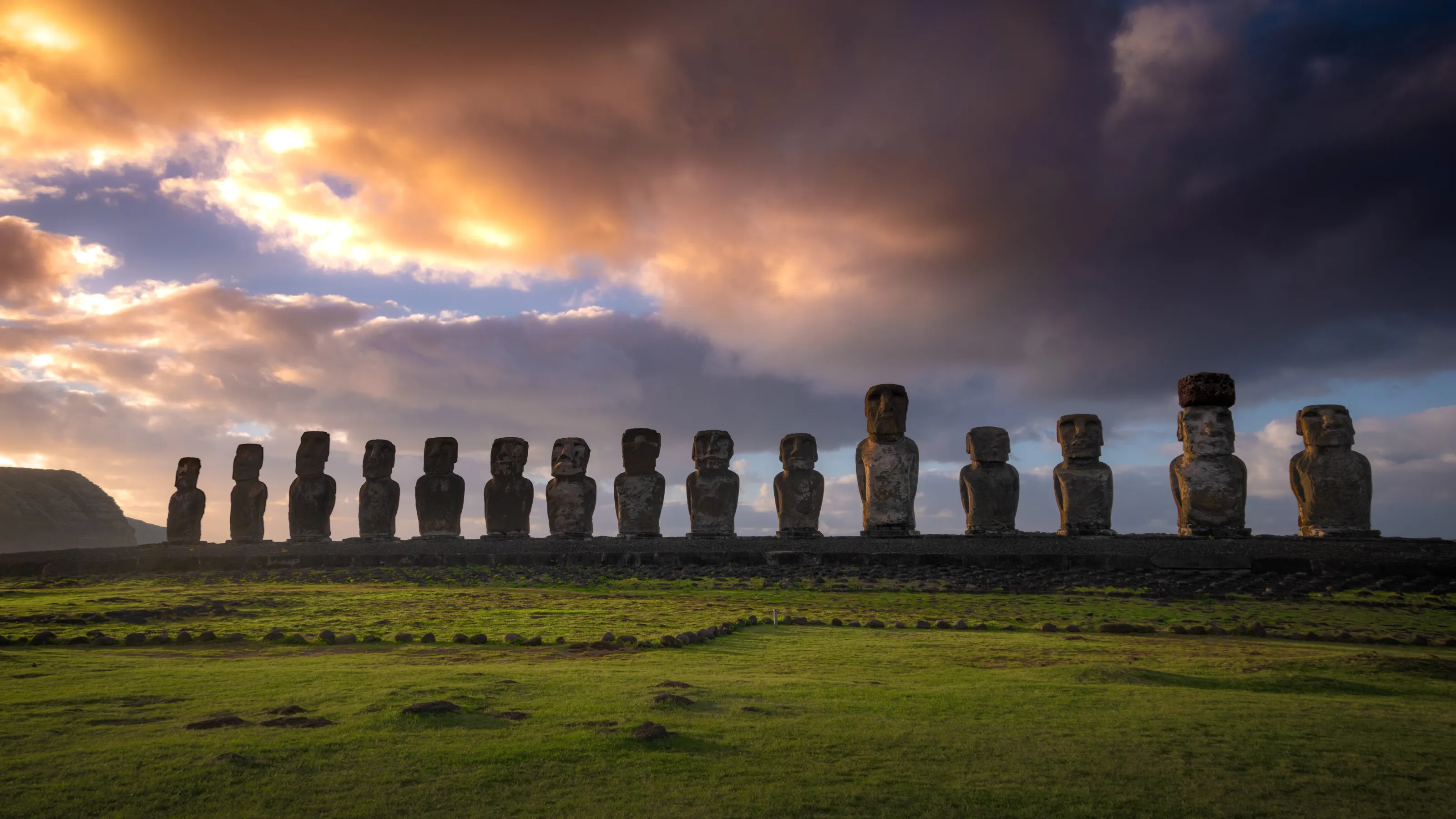 Moai at Sunrise