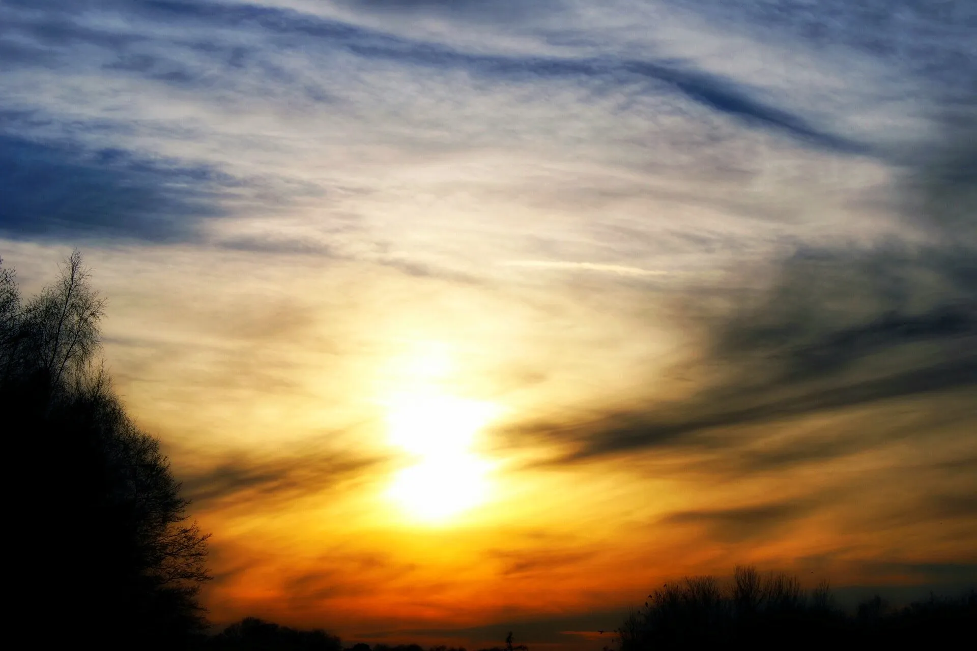 Sky as a canvas