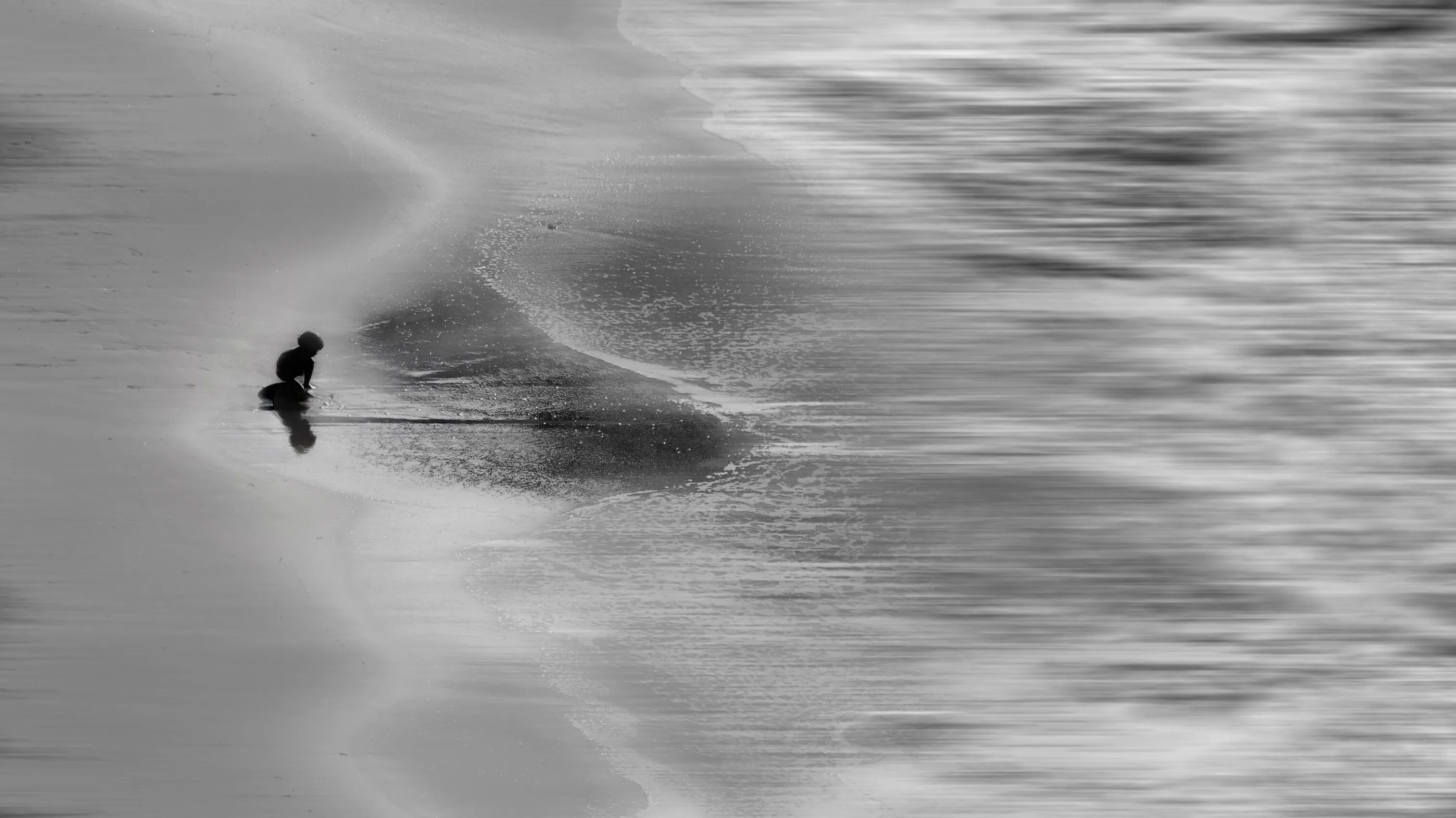 a child - can move waves